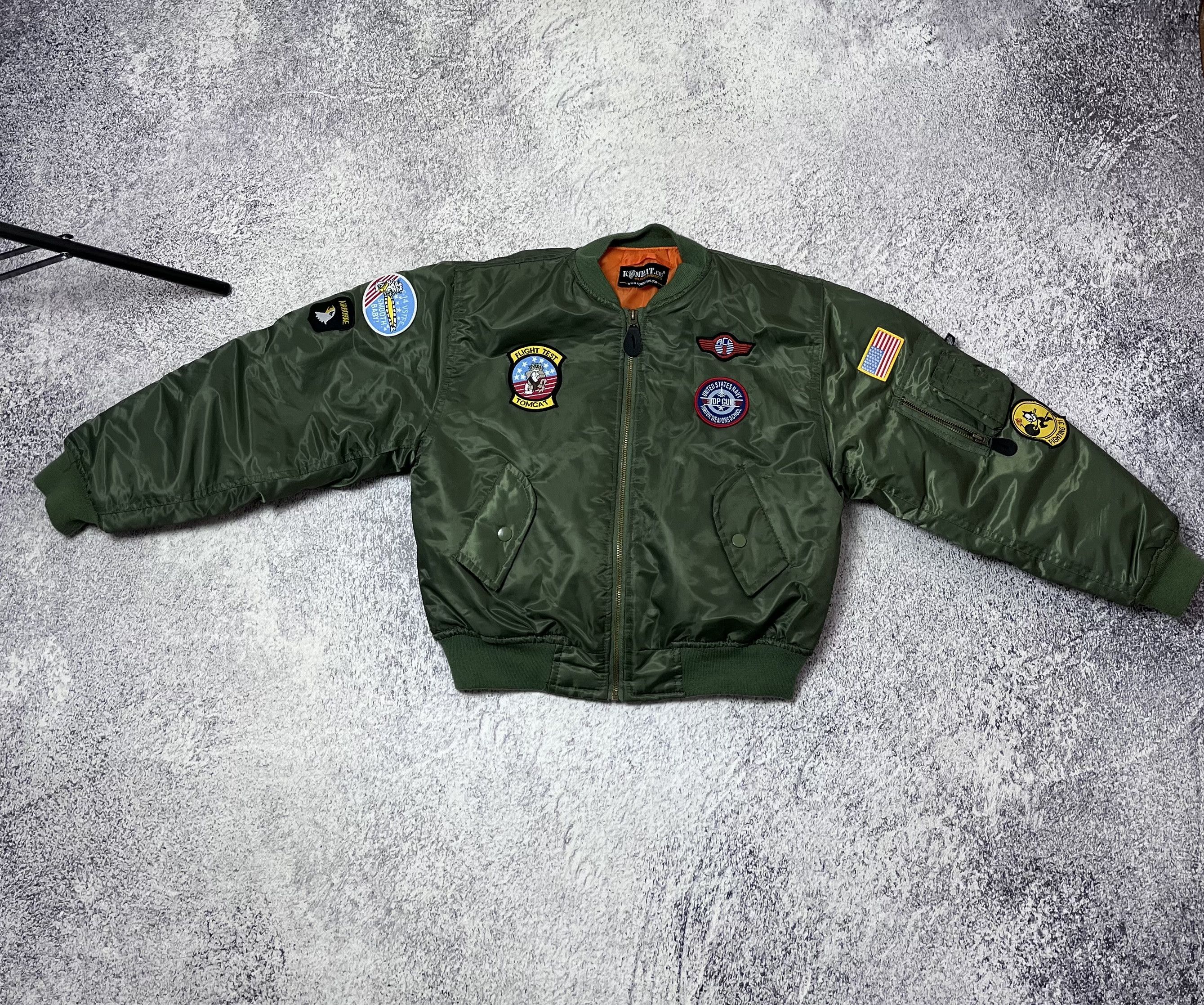 Japanese Brand Men’s military bomber’s size xs Green USA Size US XS / EU 42 / 0 - 1 Thumbnail
