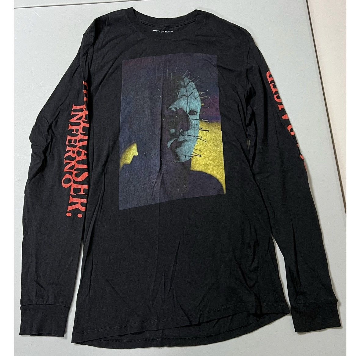 Band Tees ‘Hellraiser: Inferno’ Pinhead Horror Tee T-Shirt Top Size S🔪 Size US S / EU 44-46 / 1 - 1 Thumbnail