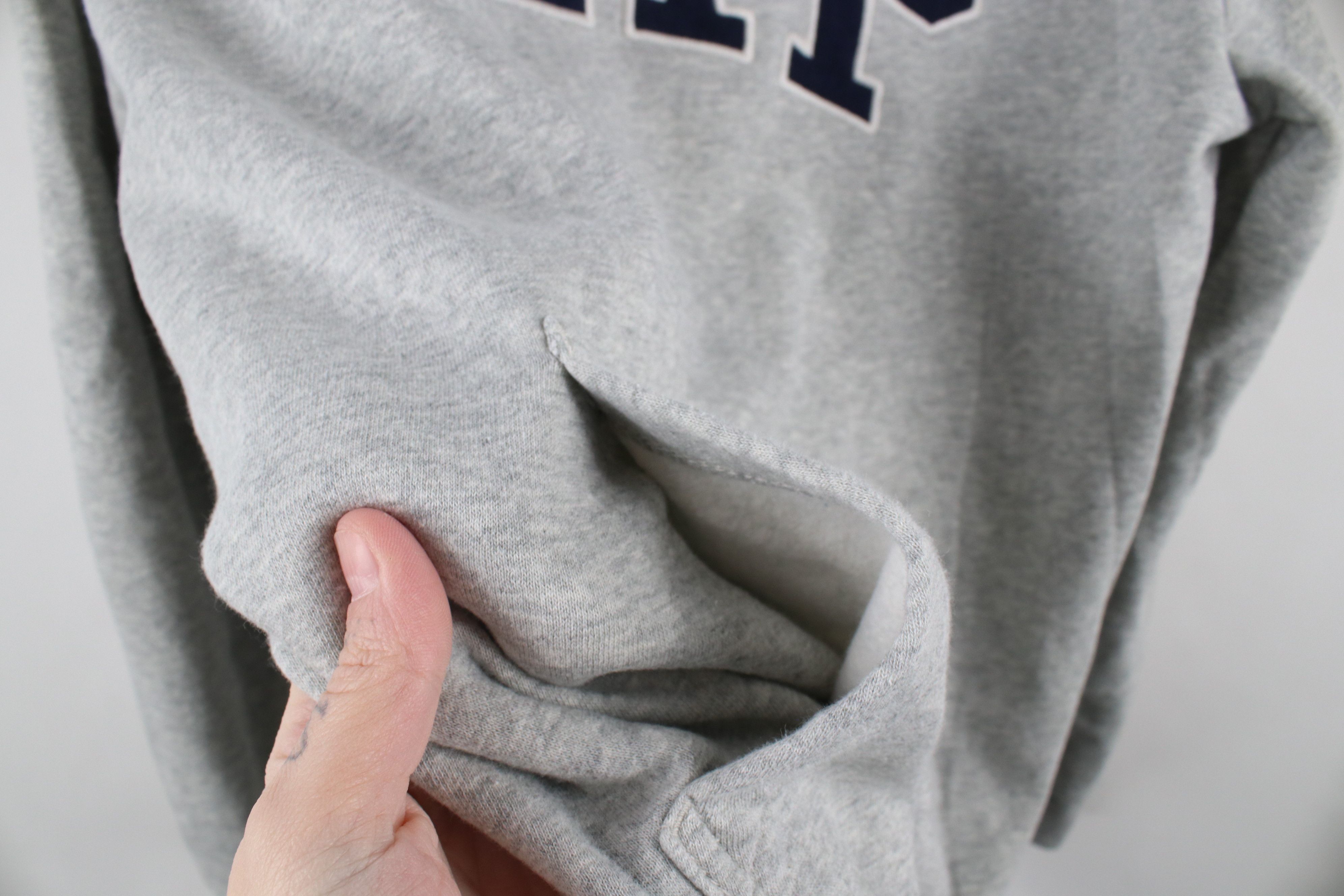 Gap × Vintage Vintage Y2K Gap Block Letter Hoodie Sweatshirt Heather Gray Size US L / EU 52-54 / 3 - 8 Thumbnail