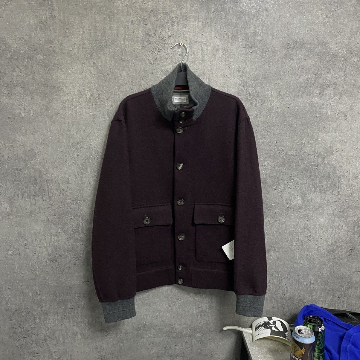 Brunello Cucinelli Brunello Cucunelli Wool Cardigan Bomber Jacket Cashmere NEW Size US M / EU 48-50 / 2 - 1 Thumbnail
