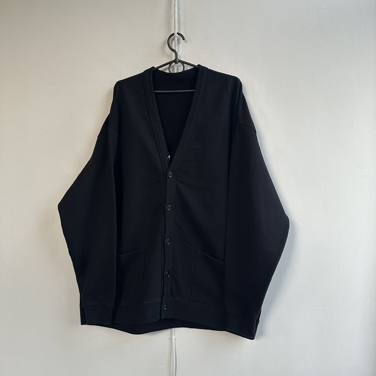 Celine × Hedi Slimane CELINE OVERSIZED CARDIGAN COTTON FLEECE Size US L / EU 52-54 / 3 - 5 Thumbnail