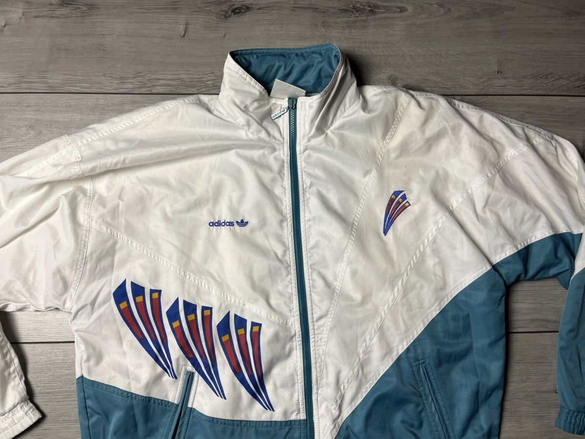 Adidas Vintage 90s ADIDAS Stefan Edberg Track Jacket Full Zip Large Size US L / EU 52-54 / 3 - 3 Thumbnail