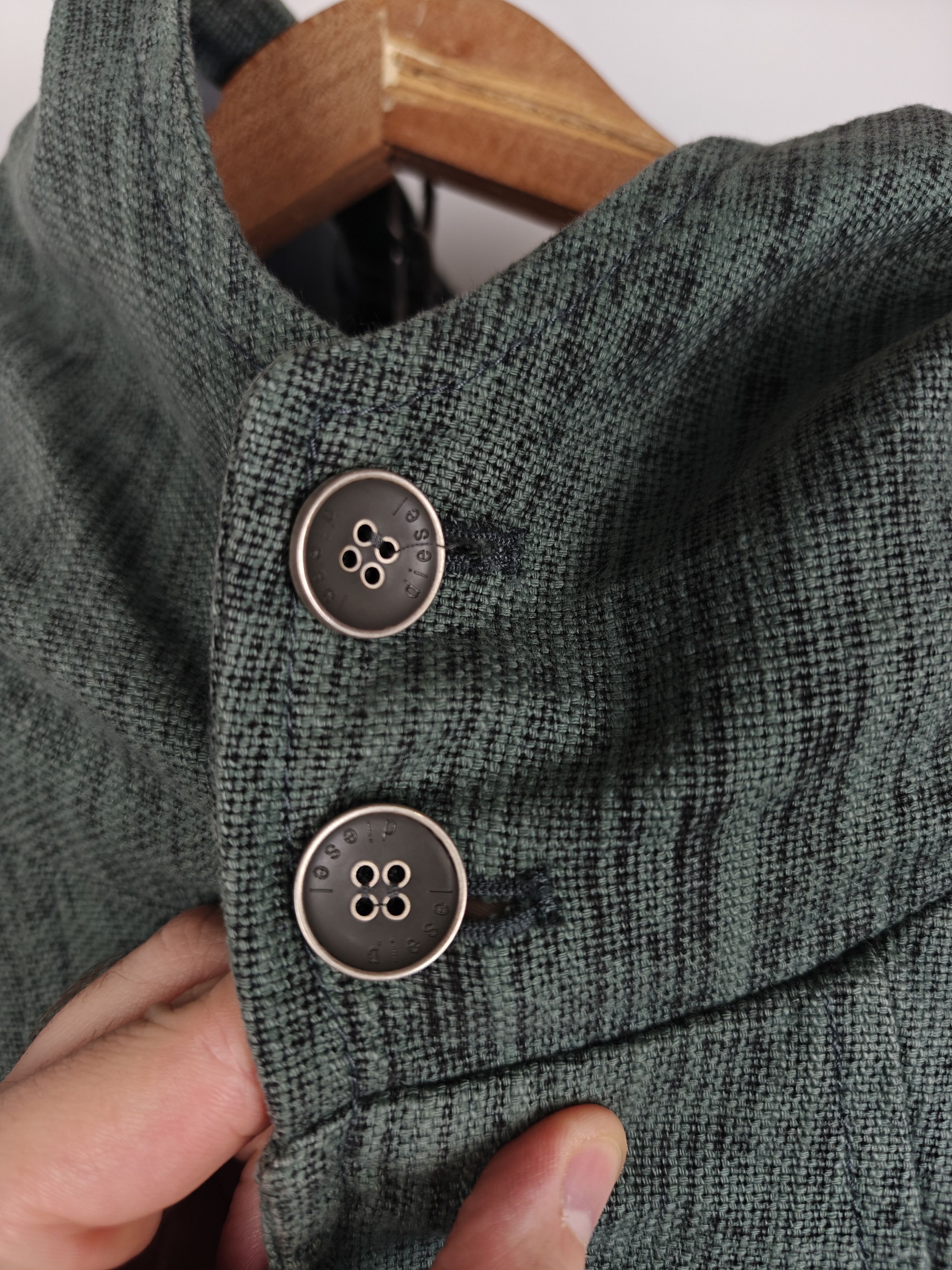 Diesel Diesel Hooded Jacket Green Design size M Size M / US 6-8 / IT 42-44 - 8 Thumbnail