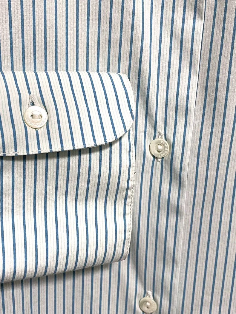 Loro Piana Loro piana Light blue striped women's shirt 2506-Nextarrow Size M / US 6-8 / IT 42-44 - 6 Thumbnail
