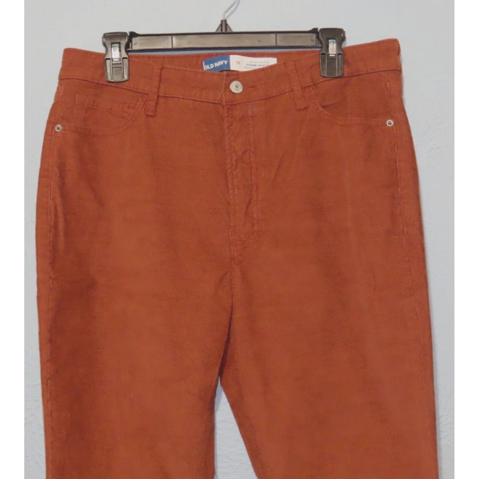 Old Navy Old Navy Extra High Rise Kicker Bootcut Corduroy Brown Pants 12 Regular Women Vintage No N/A Size 34" / US 12 / IT 48 - 3 Thumbnail