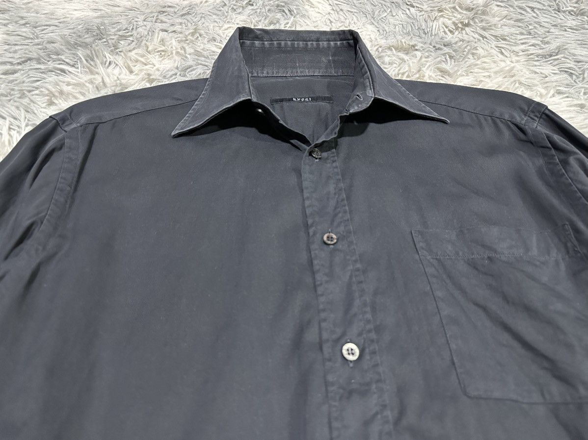 Gucci 🔥Vintage Gucci By Tom Ford Shirt Ls Black Size US L / EU 52-54 / 3 - 2 Thumbnail