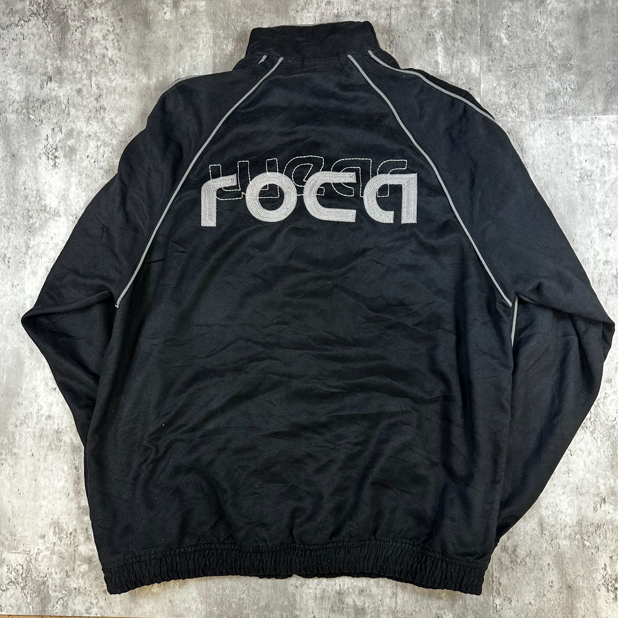 Rocawear Rocawear Black Track Jacket L Full Zip Retro Style Polyester Size US L / EU 52-54 / 3 - 2 Thumbnail