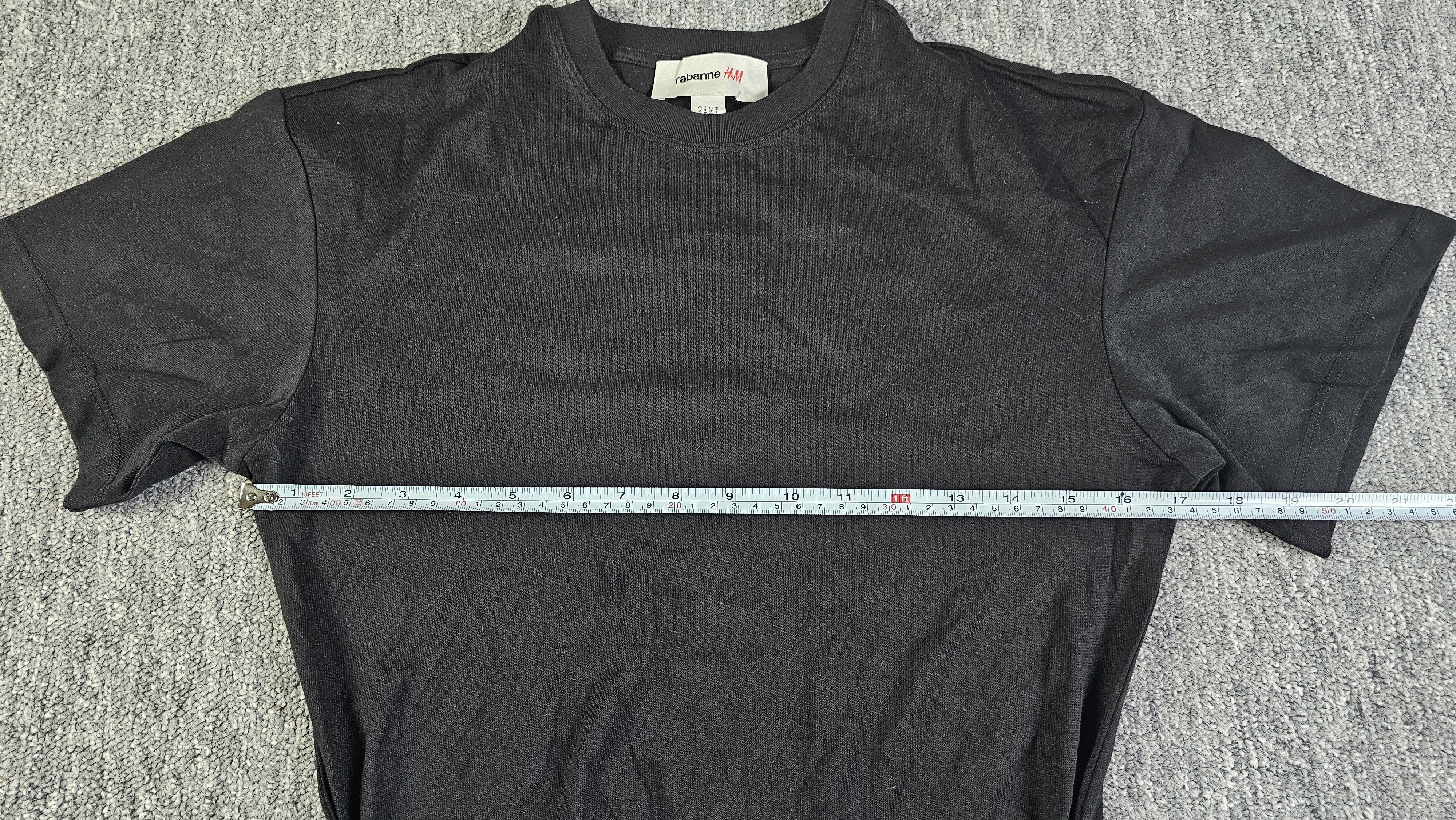 H&M × Paco Rabanne Rabanne H&M Belted Top Size S Black Crew Neck 2023 Collab Size S / US 4 / IT 40 - 11 Thumbnail
