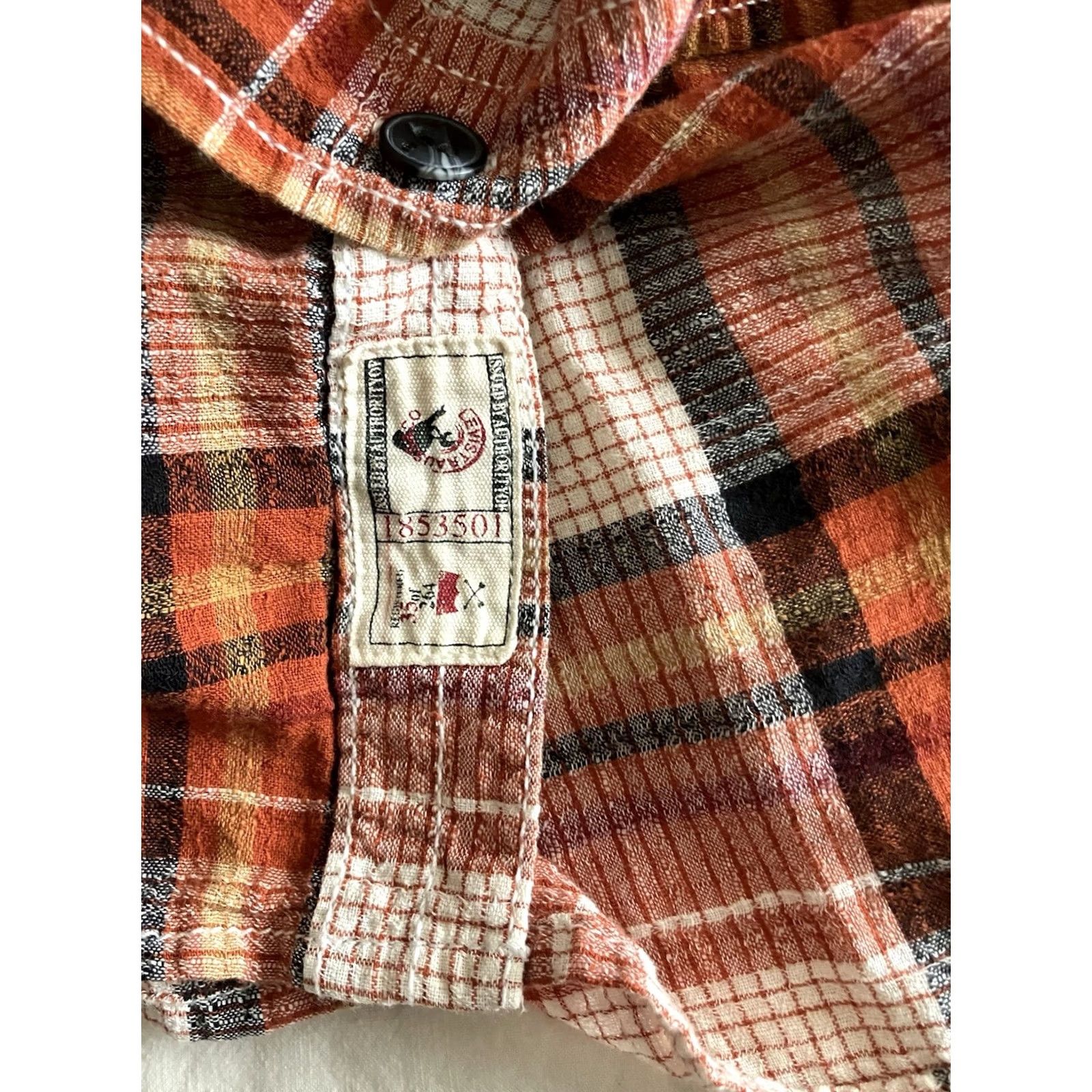 Levi's Levi’s Button-Down Short Sleeve Red Plaid Shirt Men’s Large Regular Cotton Multicolor 90s Covering White Tab Mens Size US L / EU 52-54 / 3 - 5 Thumbnail