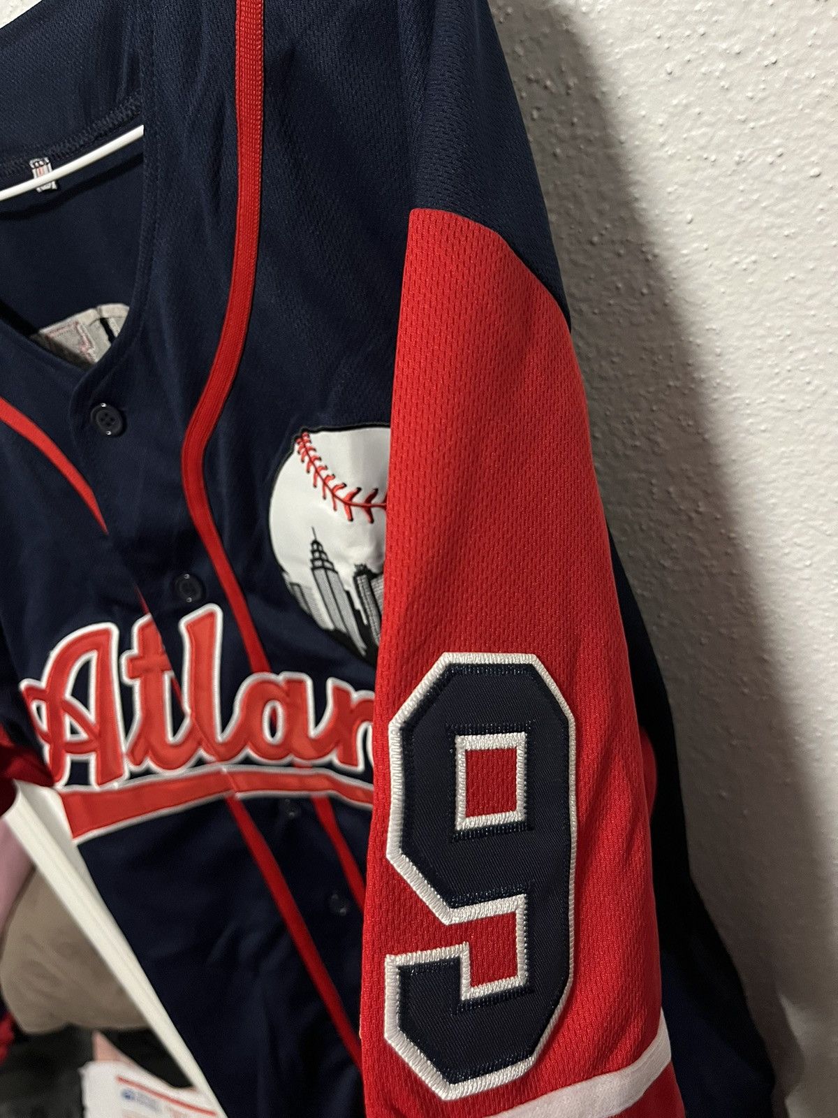 Vintage MLB Braves Jersey Size US L / EU 52-54 / 3 - 2 Thumbnail