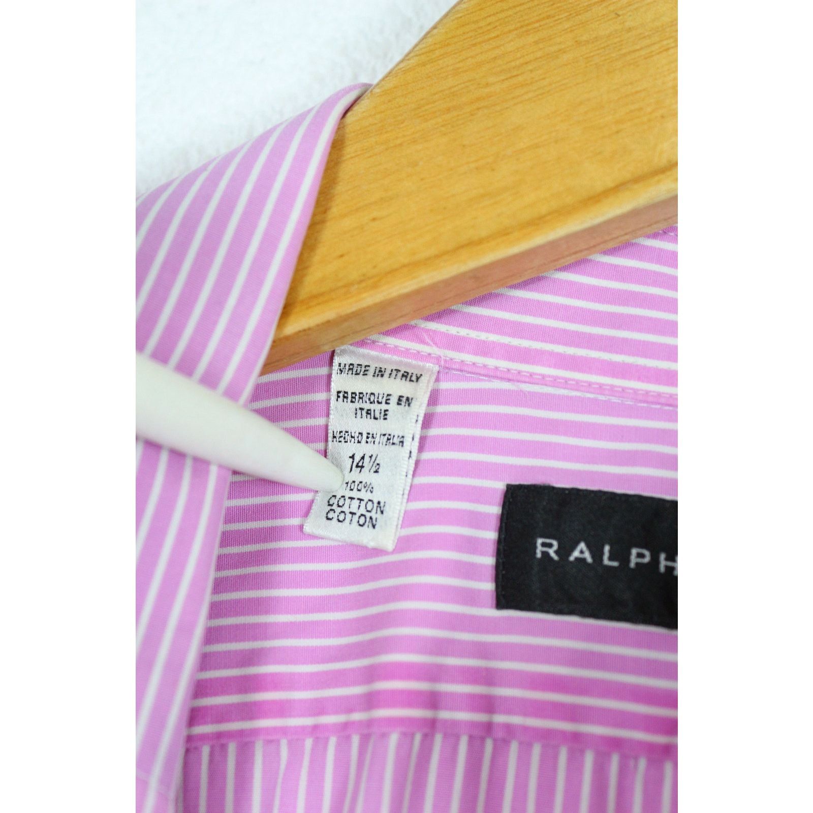 Ralph Lauren Black Label Ralph Lauren Black Label Pink Striped Shirt 14 1/2 Size US M / EU 48-50 / 2 - 7 Thumbnail