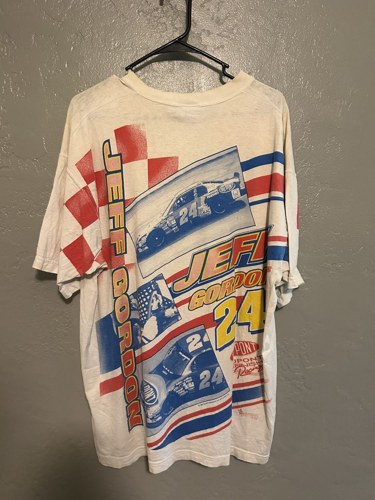 Fruit Of The Loom Jeff Gordon Vintage Shirt Size US XL / EU 56 / 4 - 2 Thumbnail