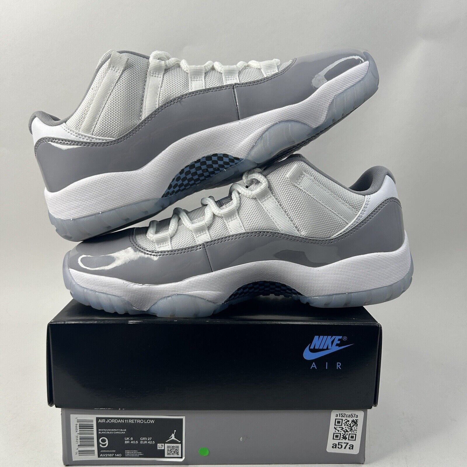 Nike Nike Air Jordan 11 Retro Low “Cement Grey” 2024 Size US 9 / EU 42 - 3 Thumbnail