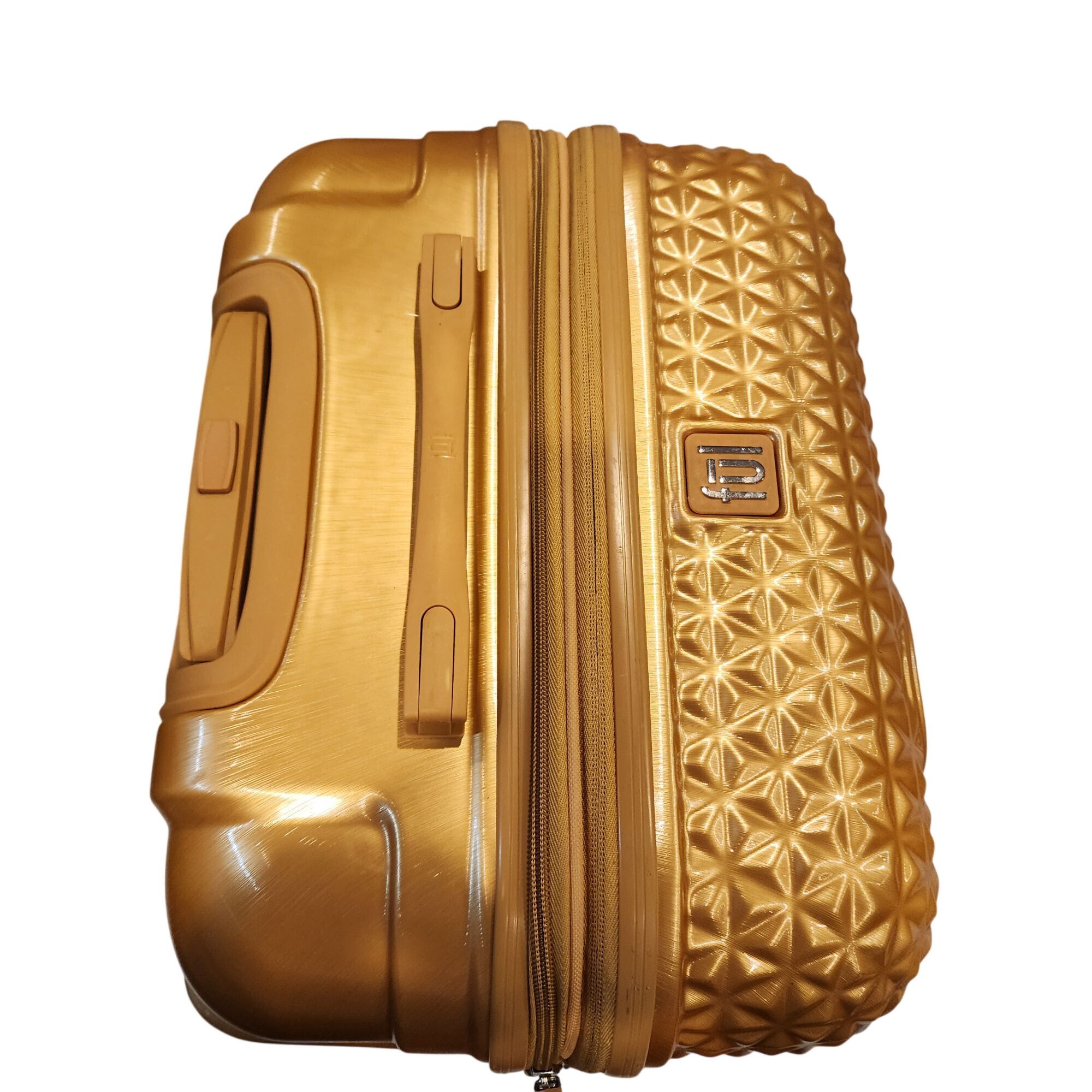 Disney Minnie Mouse Gold Suitcases 25" 4 Wheeled Spin 360 Textured Size ONE SIZE - 6 Thumbnail