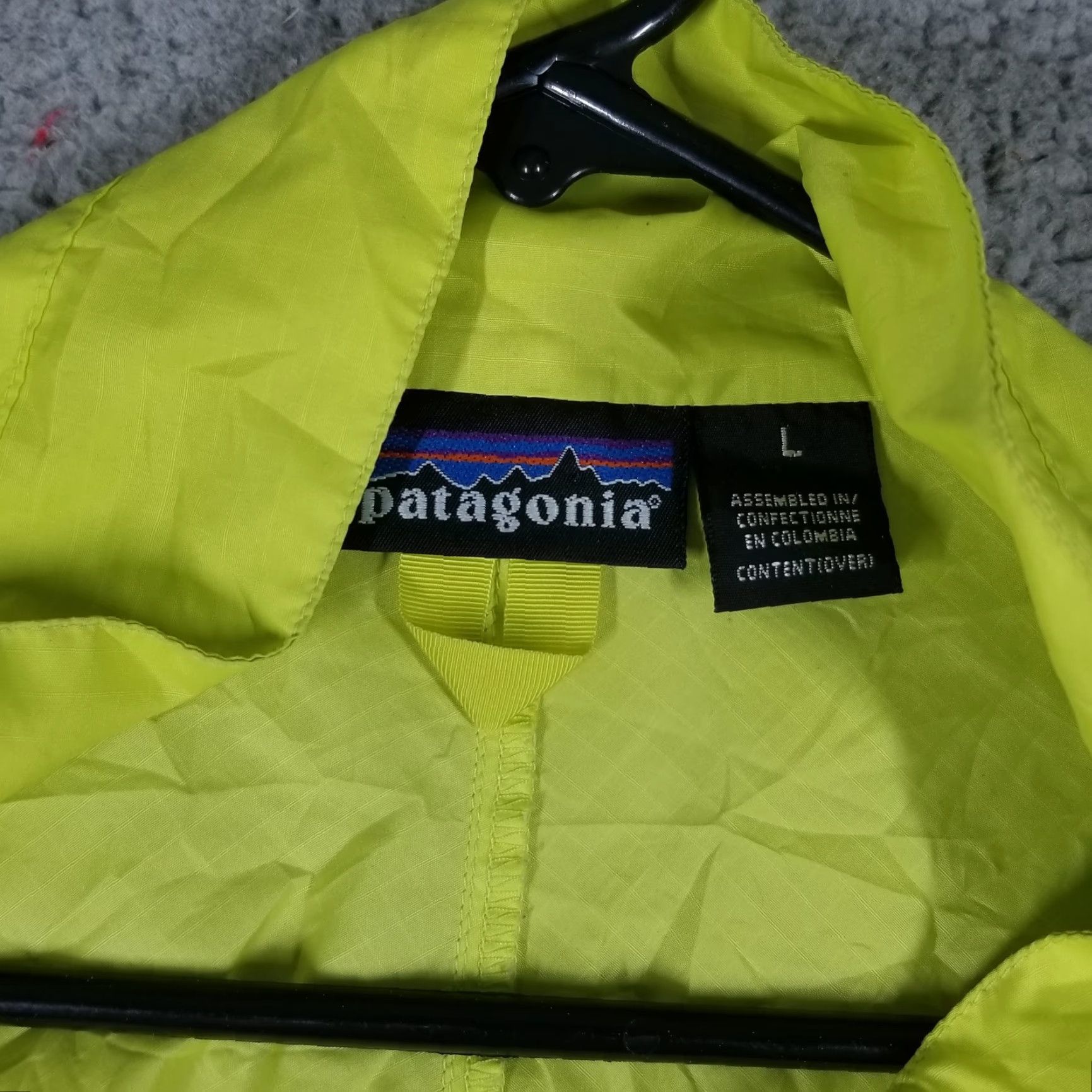Patagonia Patagonia Velocity Shell Windbreaker Jacket Womens Large Zip Light Neon Running Size L / US 10 / IT 46 - 5 Thumbnail