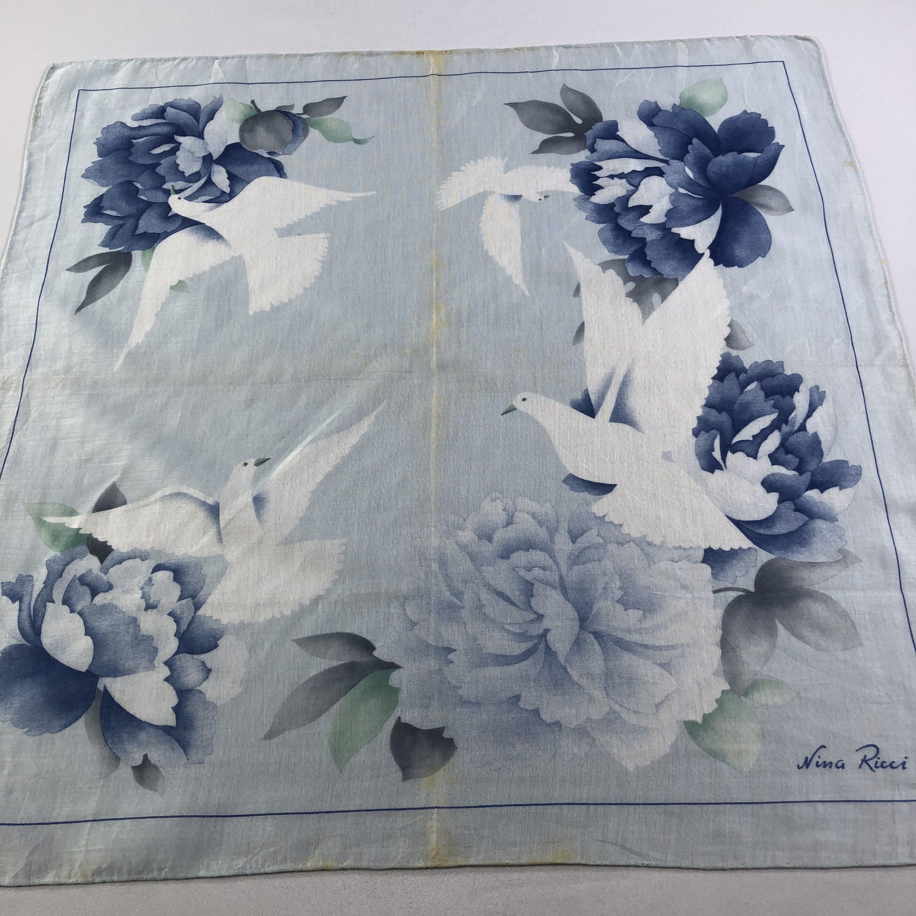 Nina Ricci Handkerchief Neckerchief Bandana H1621