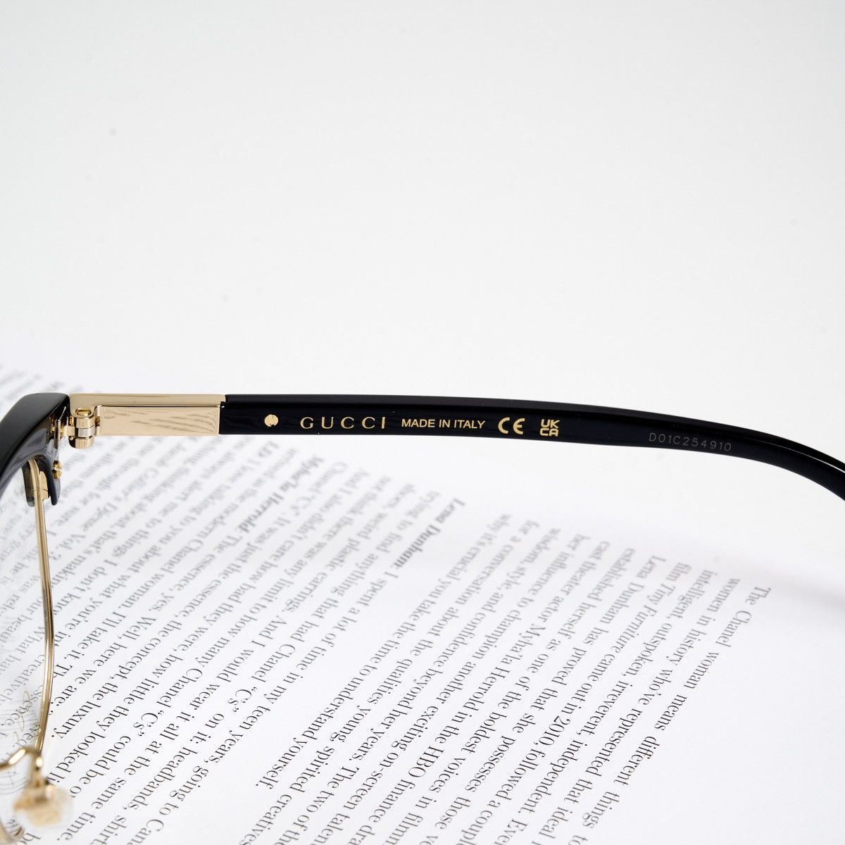 Gucci GUCCI GG1901OA 001 GLASSES Size ONE SIZE - 5 Thumbnail