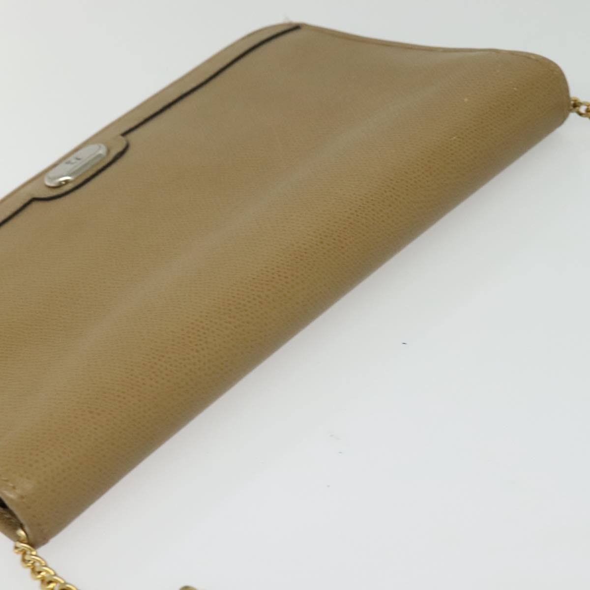 Dior DIOR Chain Shoulder Bag Leather Beige Gold Size ONE SIZE - 6 Thumbnail