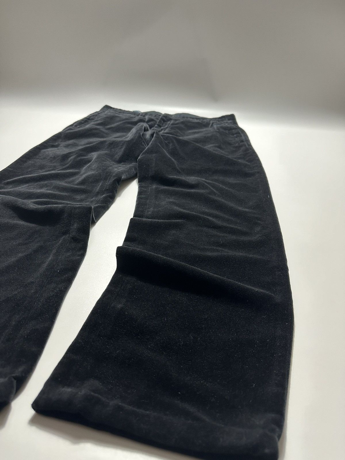 Polo Ralph Lauren × RRL Ralph Lauren × Ralph Lauren Ralph Lauren Vintage Velour Black Pants Size US 32 / EU 48 - 11 Thumbnail