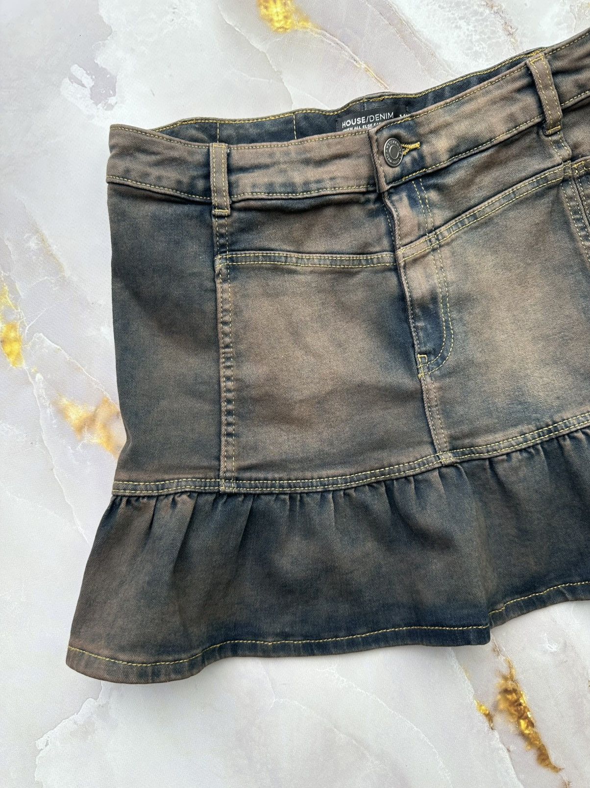 Japanese Brand Vintage Flared Mini Skirt Size 24" / US 00 / IT 34 - 3 Thumbnail