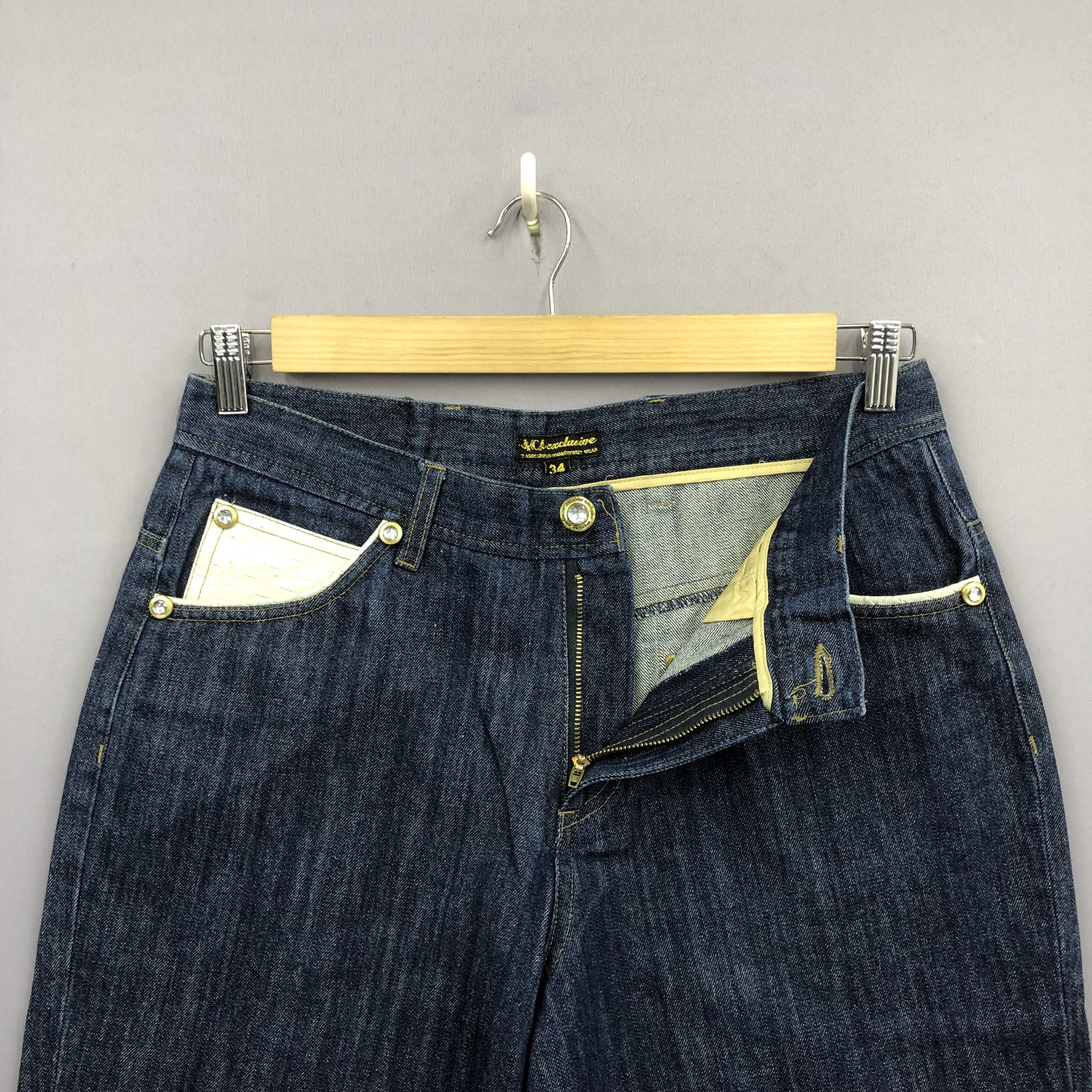 Japanese Brand Crazy Vintage Y2K/2000s Baggy Japanese JNCO Style Jean Denim Size US 34 / EU 50 - 7 Thumbnail