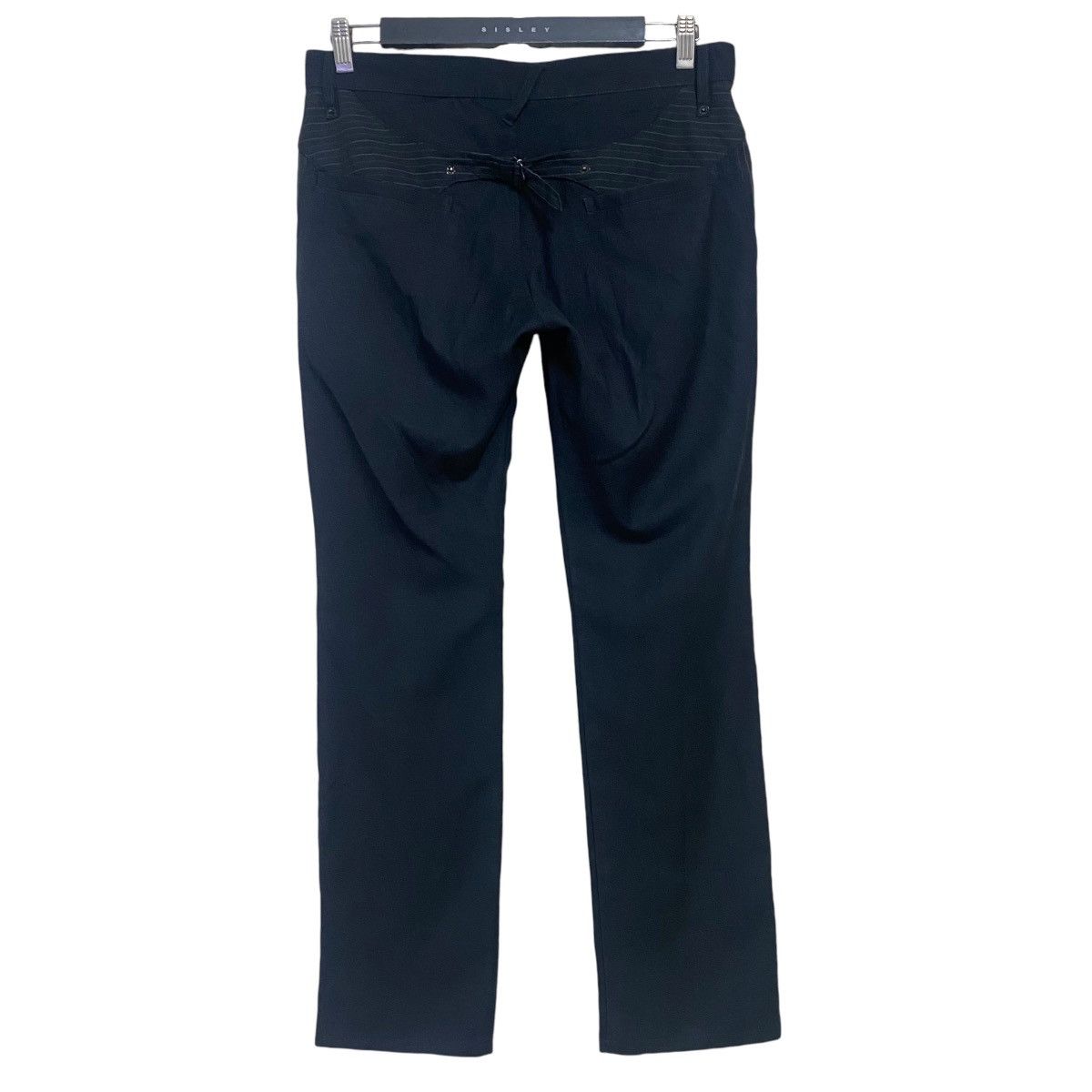 PPFM PPFM Black Paneled Trouser Low Rise Buckle Back Size US 32 / EU 48 - 9 Thumbnail