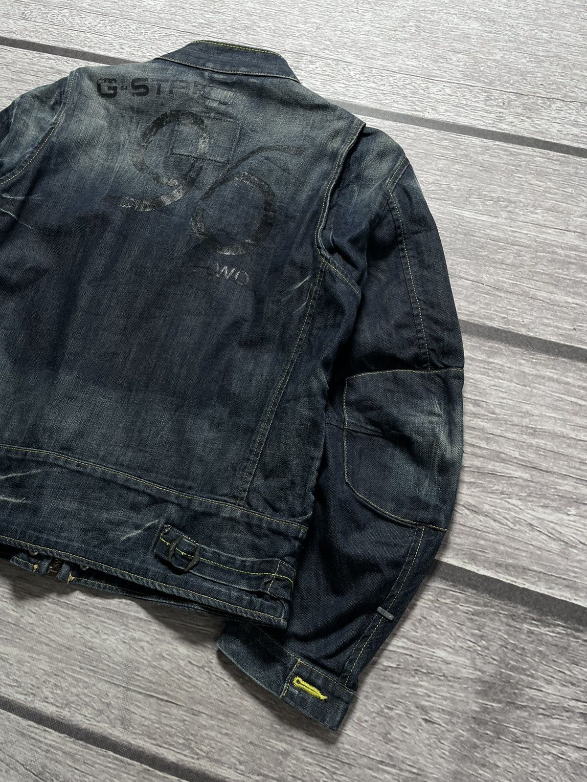 G-Star G-Star Raw Avant Garde Cropped Denim Jacket Size US L / EU 52-54 / 3 - 3 Thumbnail