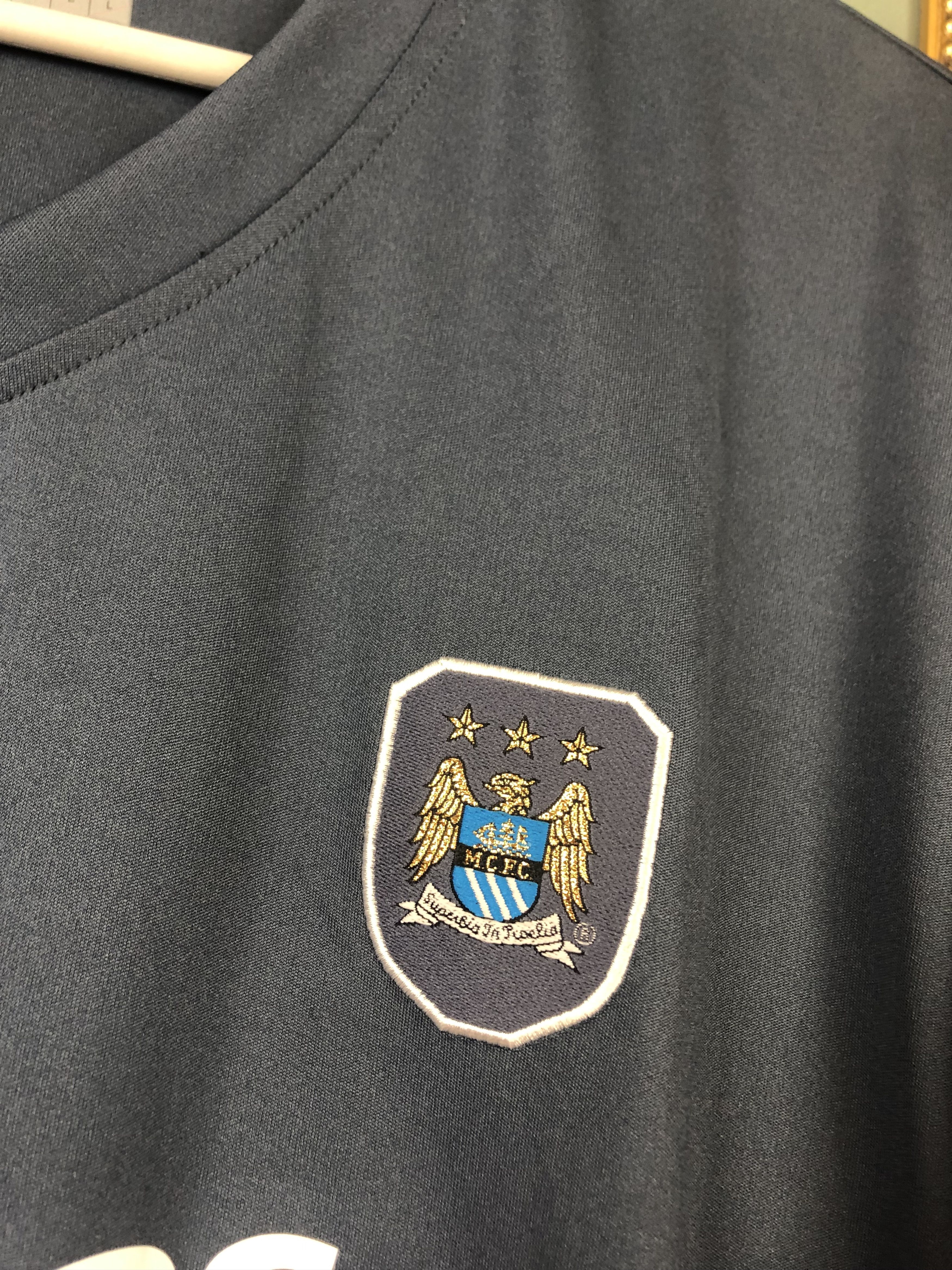 Vintage Manchester City football shirt 2005 Soccer Jersey Rare Size US L / EU 52-54 / 3 - 5 Thumbnail