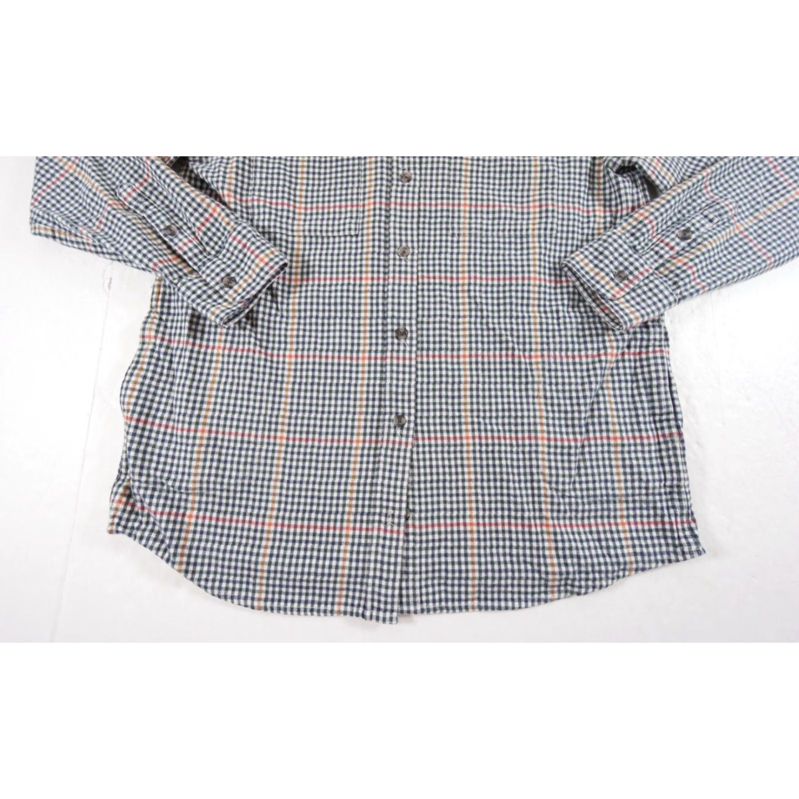 Marine Layer Marine Layer Women's Flannel Shirt Large Button Down Long Sleeve Multicolor Check Casual Size L / US 10 / IT 46 - 3 Thumbnail