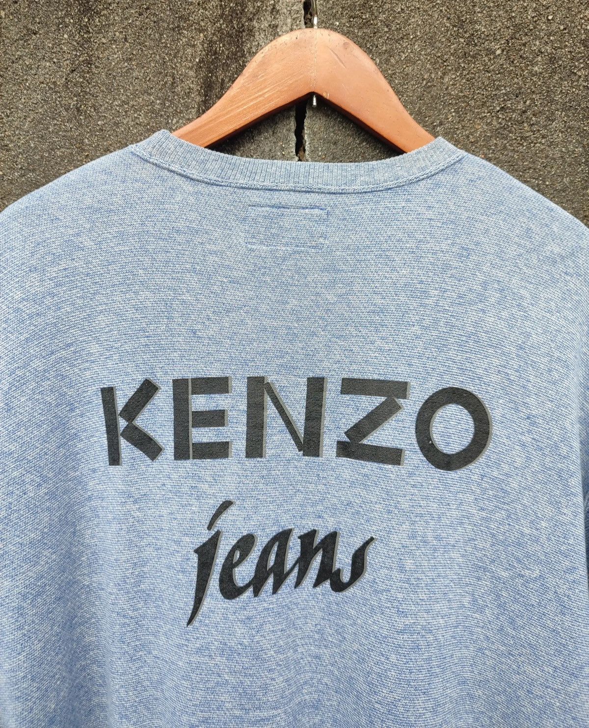 Japanese Brand × Kenzo × Vintage Vintage Kenzo Jeans Sweatshirt – Made in Japan Size US L / EU 52-54 / 3 - 2 Thumbnail