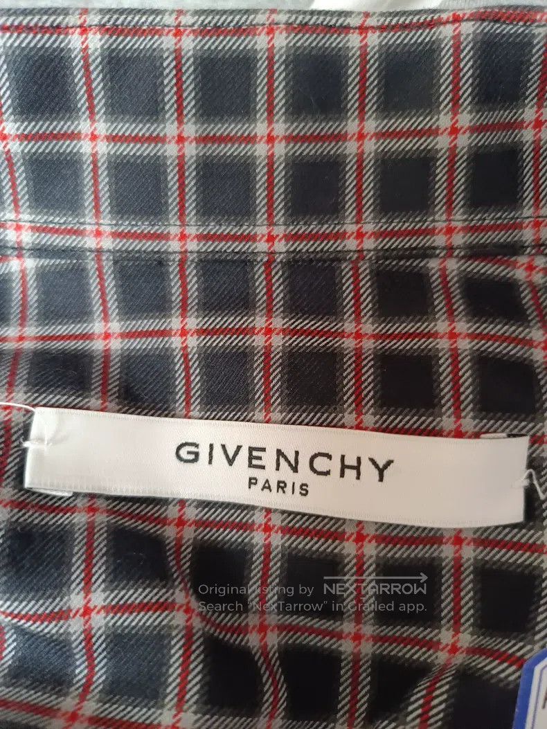 Givenchy Givenchy Size39 Men's Plaid Shirt Size US M / EU 48-50 / 2 - 4 Thumbnail