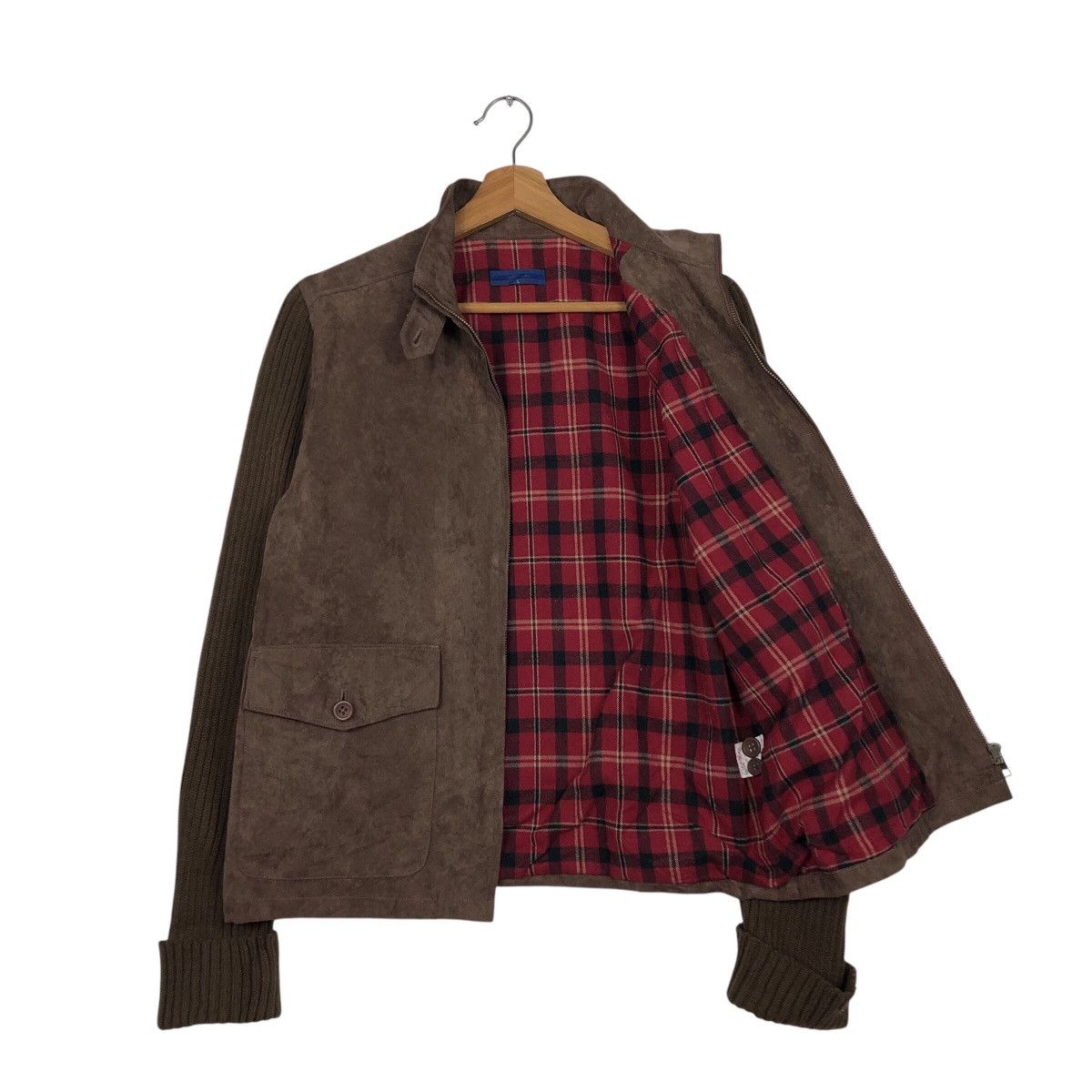 Japanese Brand 📌Vintage Cropped Biker Suede Leather Jacket Blanket Westwin Size US L / EU 52-54 / 3 - 12 Thumbnail