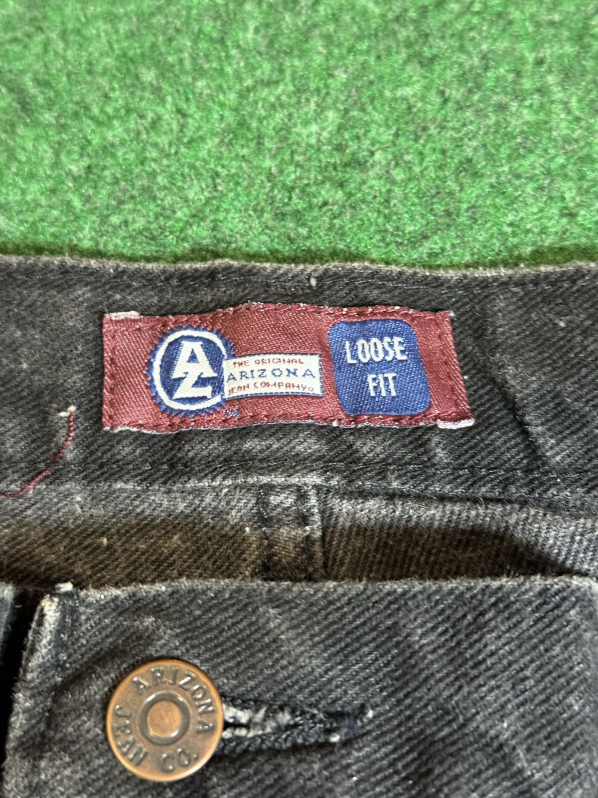 Arizona Jean Co. Y2K Arizona Relaxed Fit Loose Black Jorts Denim 11” Shorts Size US 40 / EU 56 - 4 Thumbnail