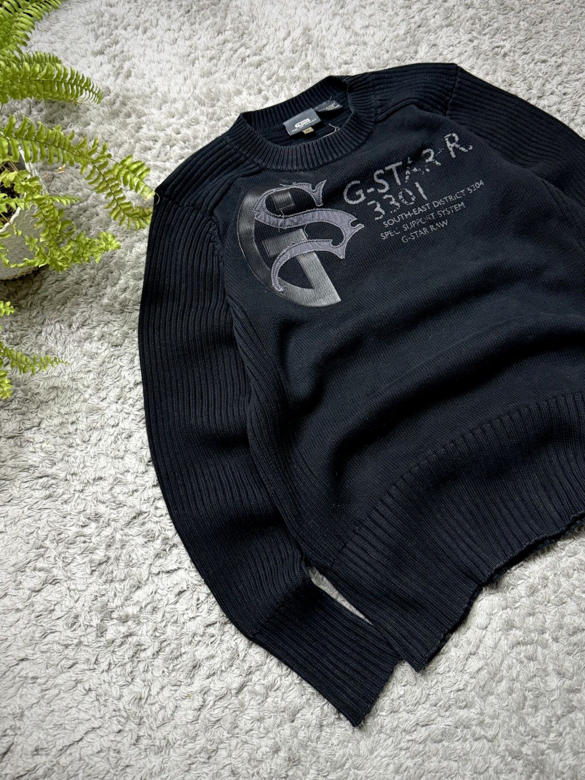 G-Star 00s G-star Sweater Vintage Rare Big Logo Retro Y2K 90s Size US M / EU 48-50 / 2 - 4 Thumbnail