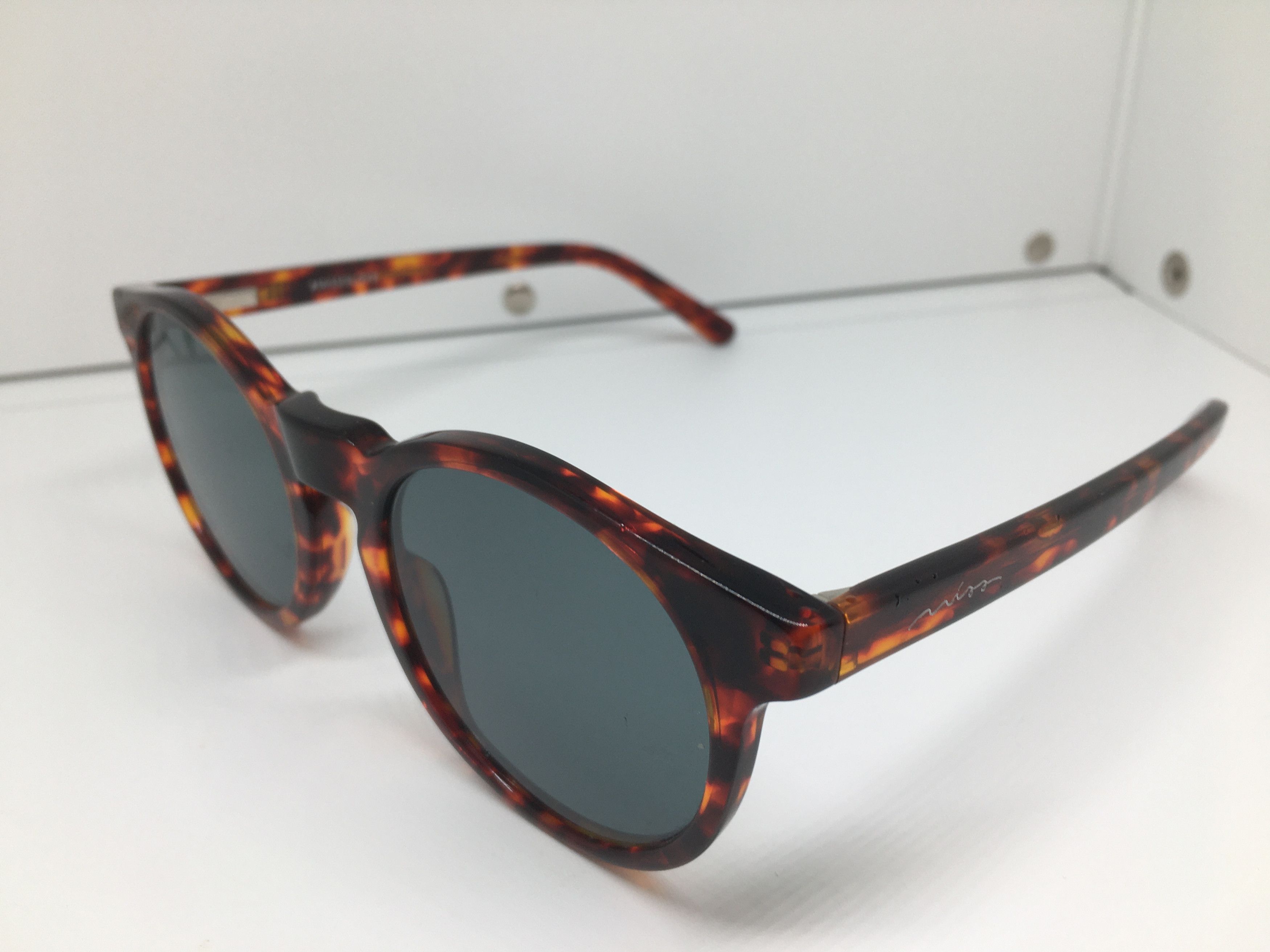 Vintage Handmade Tortoise Missislove Sunglasses Frame Size ONE SIZE - 3 Thumbnail