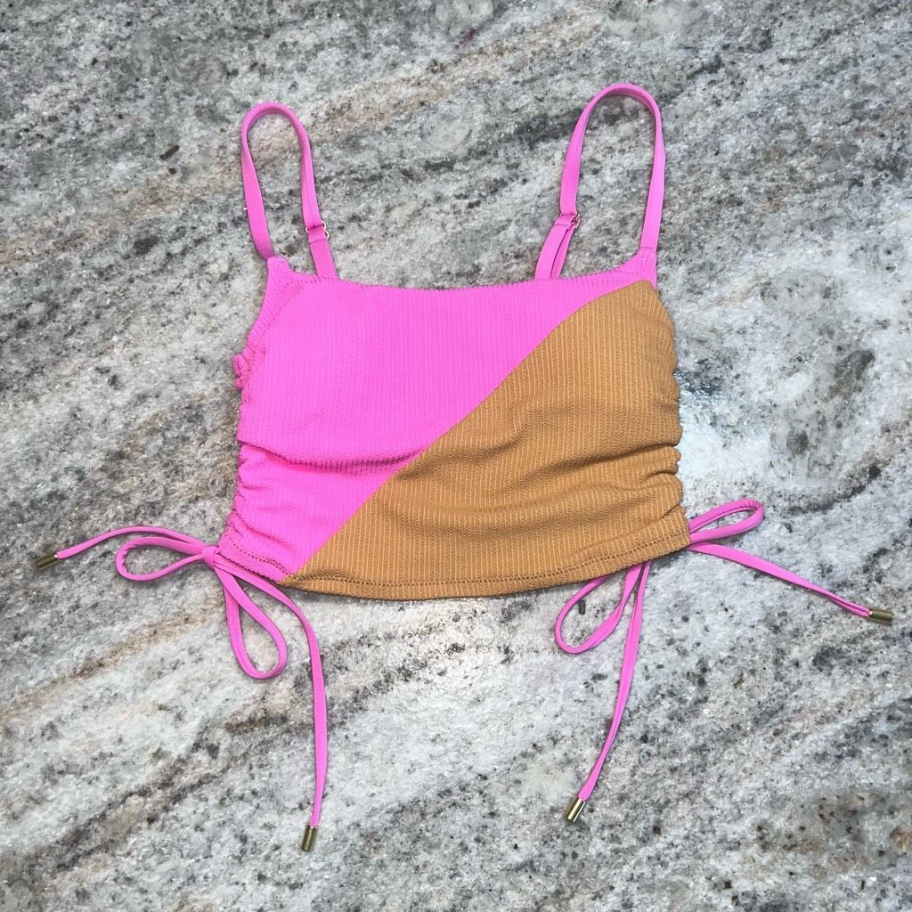 Other Sanctuary Balancing Act Shirred-Side Cropped Pink Aura Tanki Size XS / US 0-2 / IT 36-38 - 3 Thumbnail