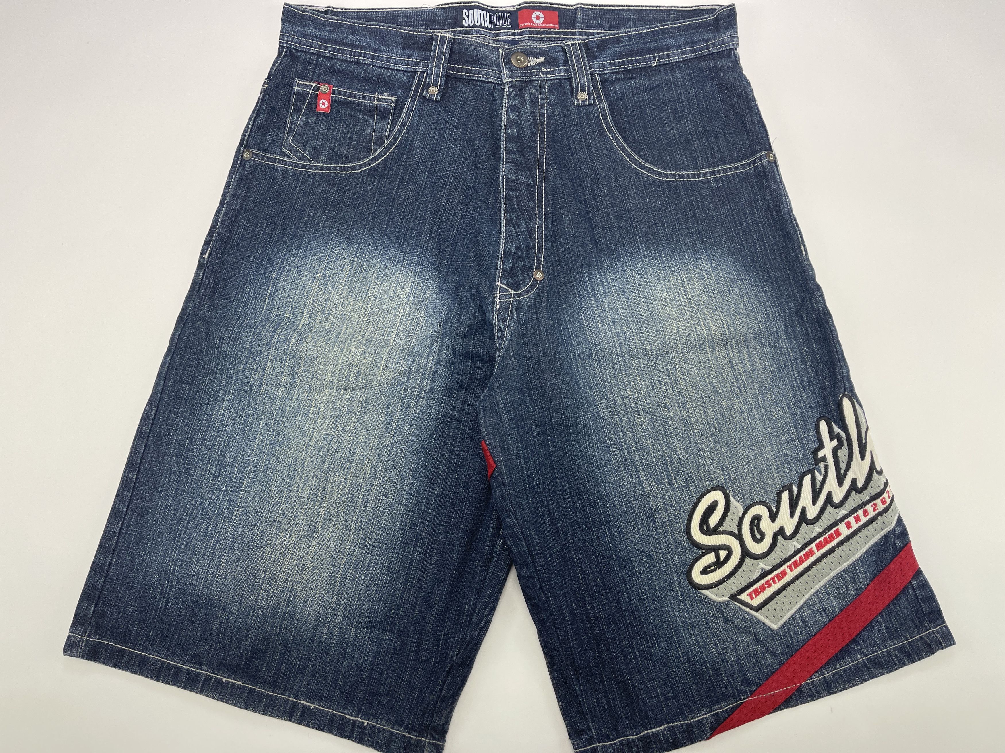 Southpole Southpole jeans shorts, vintage hip hop baggy South Pole, 32 Size US 32 / EU 48 - 2 Thumbnail