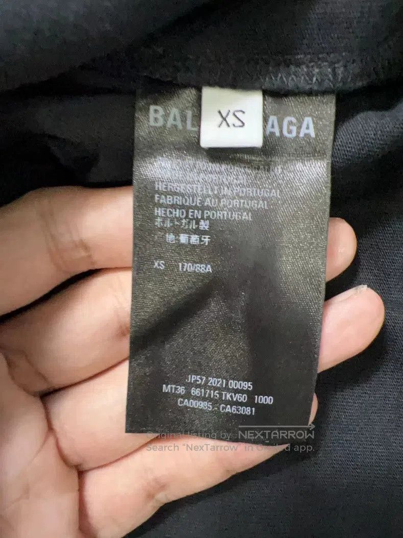 Balenciaga Balenciaga Big distressed short-sleeve Size US XS / EU 42 / 0 - 4 Thumbnail
