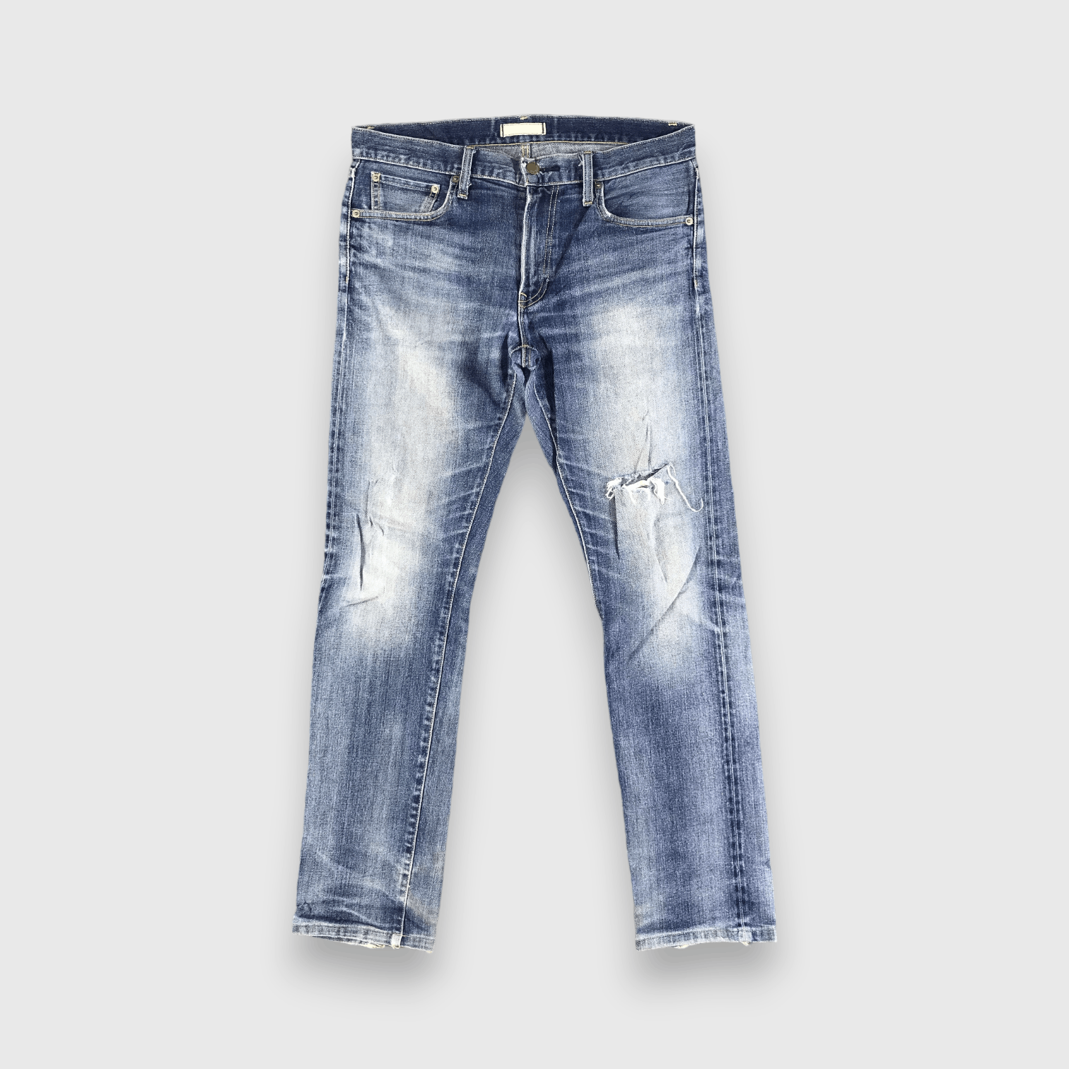 Uniqlo Blue Wash Uniqlo Selvedge Jeans-J2973 Size US 34 / EU 50 - 1 Thumbnail