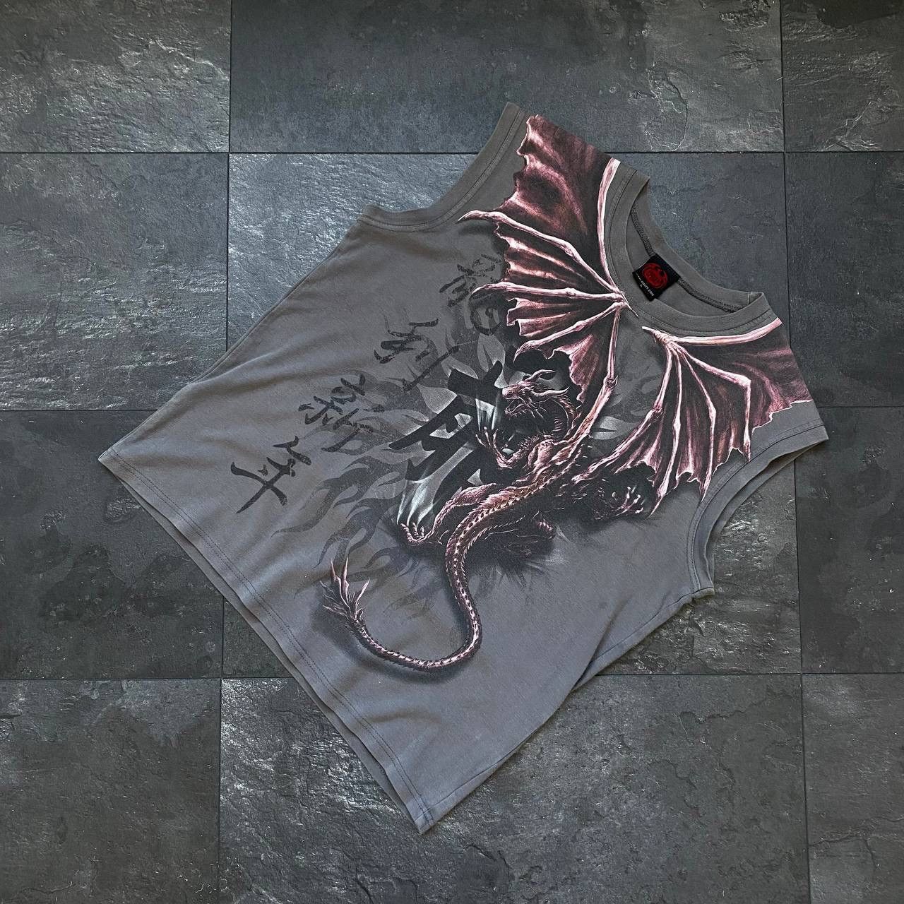 Japanese Brand × Vintage Vintage Dragon Overprinted Japanese style spiral y2k sleevel Size US L / EU 52-54 / 3 - 2 Thumbnail