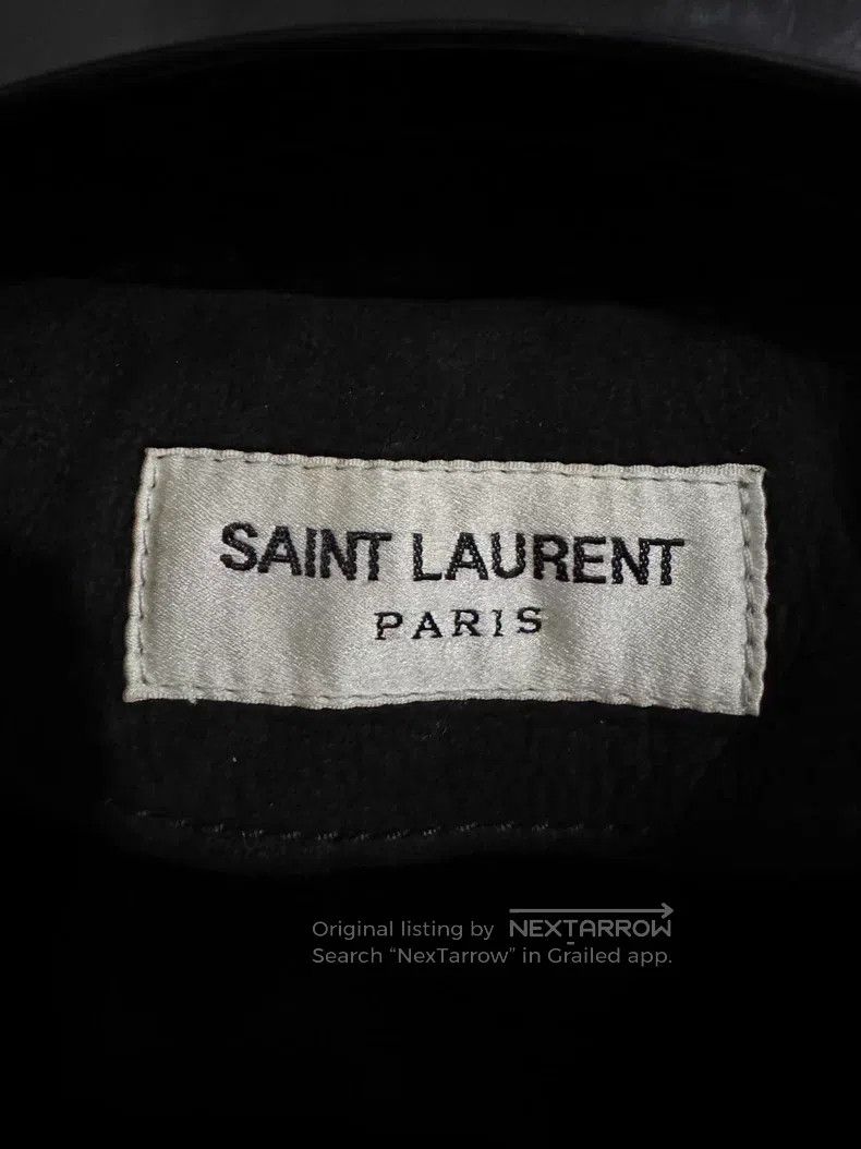 Saint Laurent Paris Saint Laurent Paris Black Samurai Lamb Fur Lined Jacket Size US M / EU 48-50 / 2 - 6 Thumbnail
