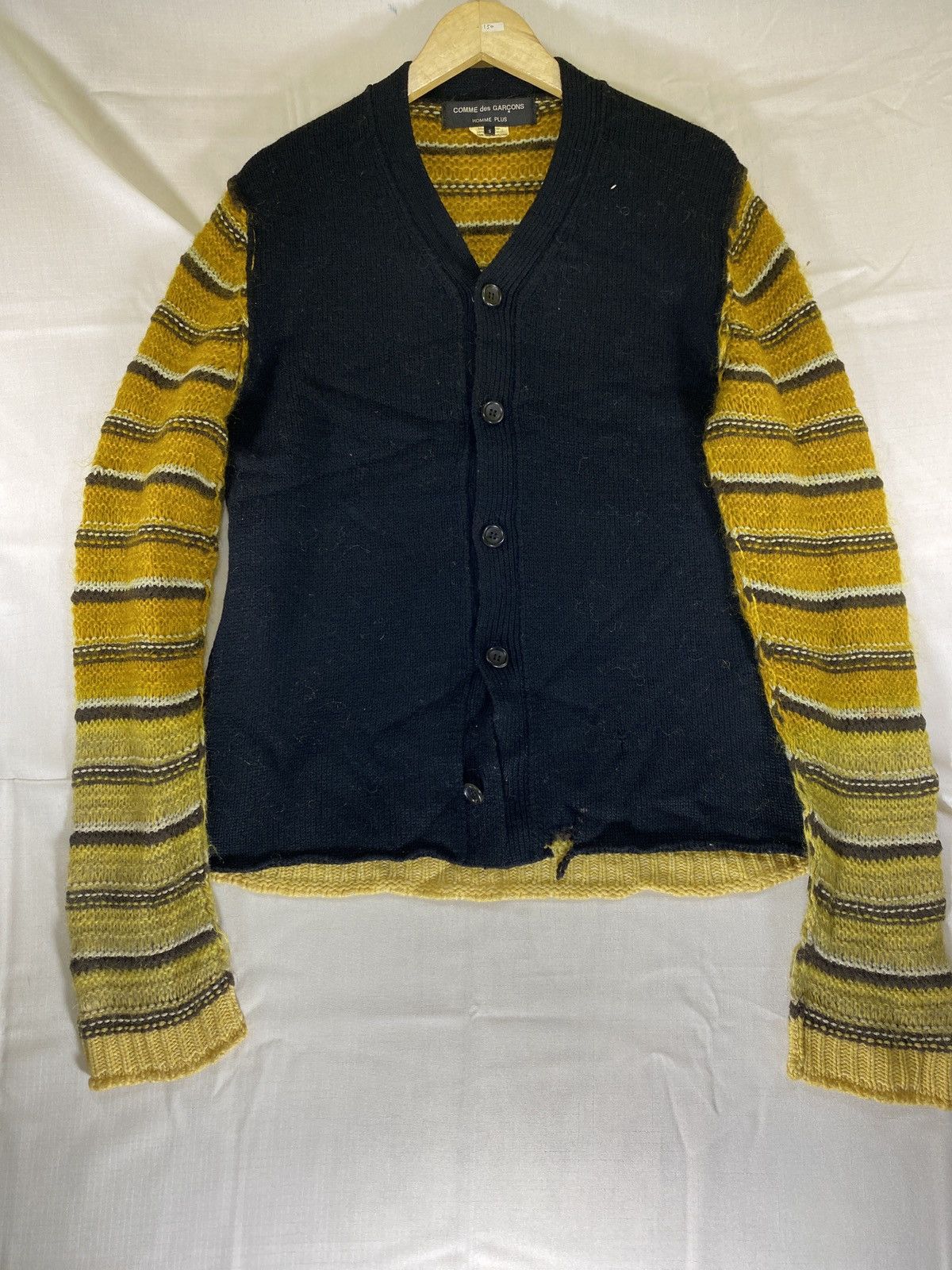 Comme des Garcons Homme Plus archive wool cardigan kurt conain vibes oversized Size US S / EU 44-46 / 1 - 1 Thumbnail