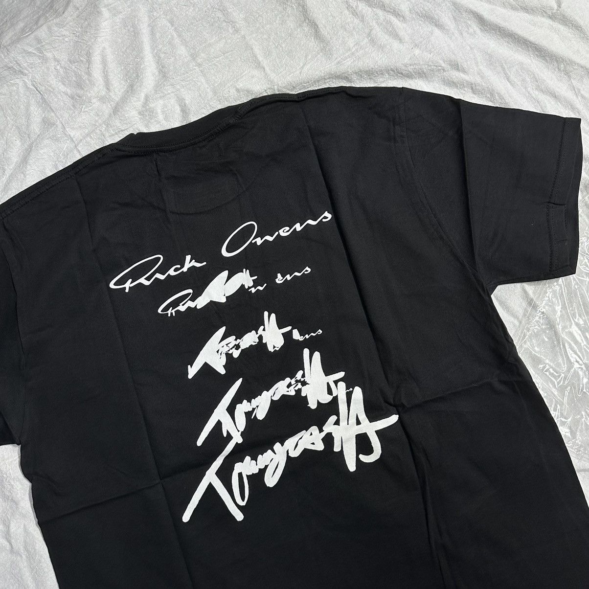 Rick Owens Rick Owens x Tommy Cash T-Shirt Black - XXL | Grailed