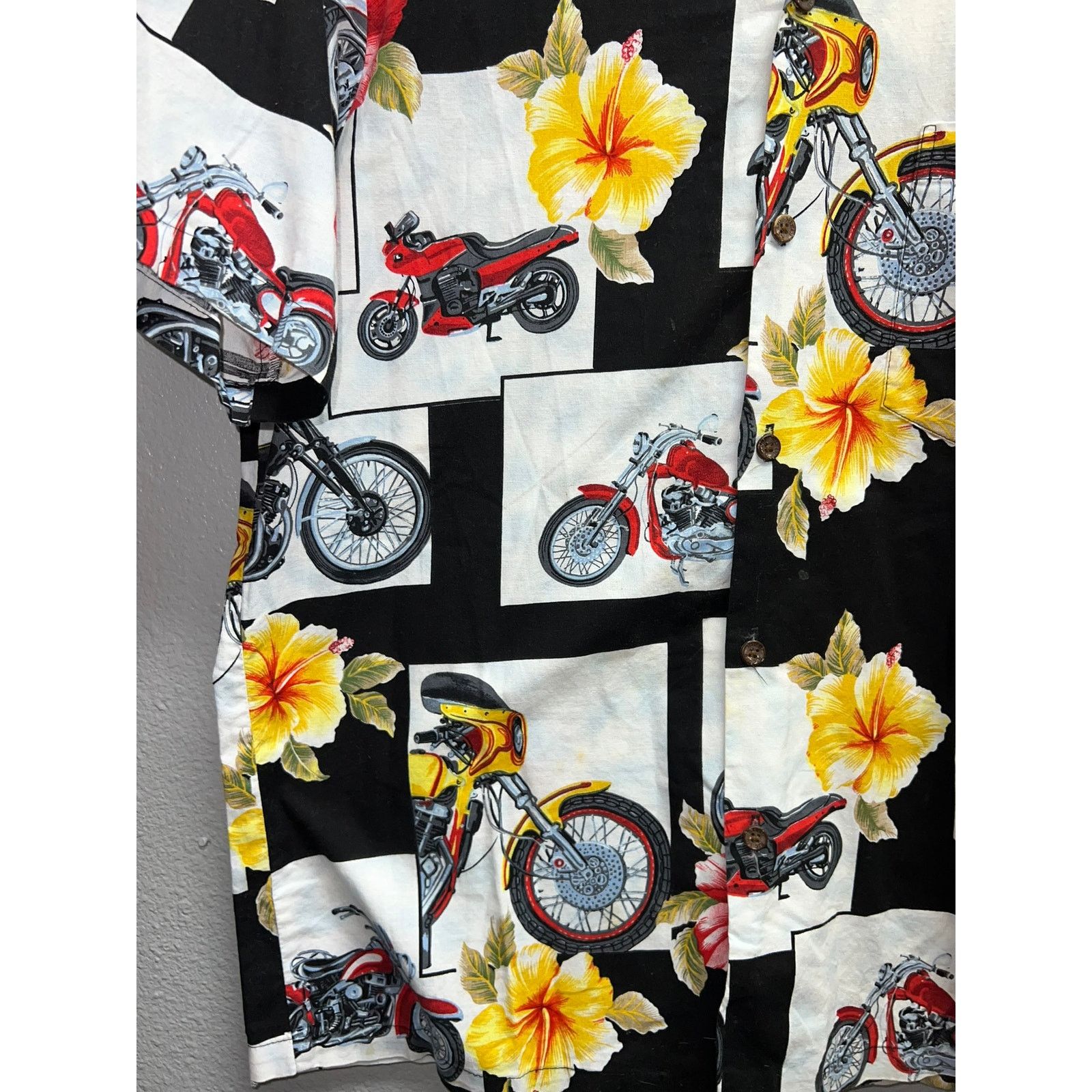 Vintage Vintage RJC Hawaii Shirt Hawaiian Button Down Motorcycle L Size US L / EU 52-54 / 3 - 3 Thumbnail