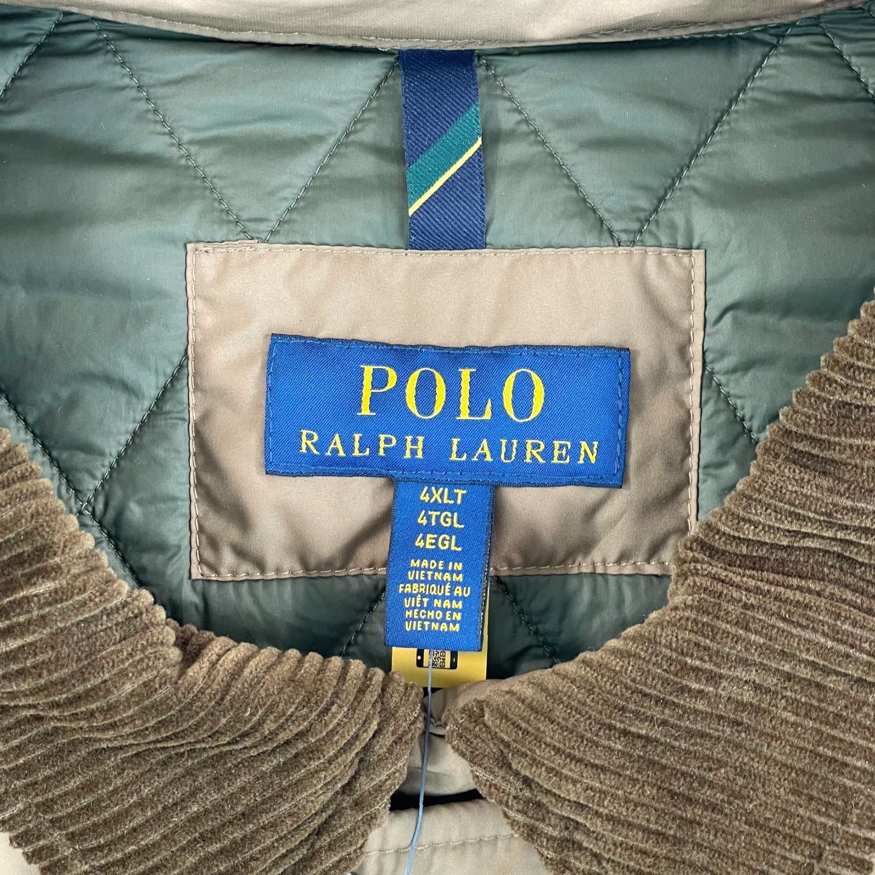 Polo Ralph Lauren VINTAGE Polo Ralph Lauren The Beaton Quilted Jacket Men 4XLT Tall Brown Water Repellent Size US XXL / EU 58 / 5 - 3 Thumbnail