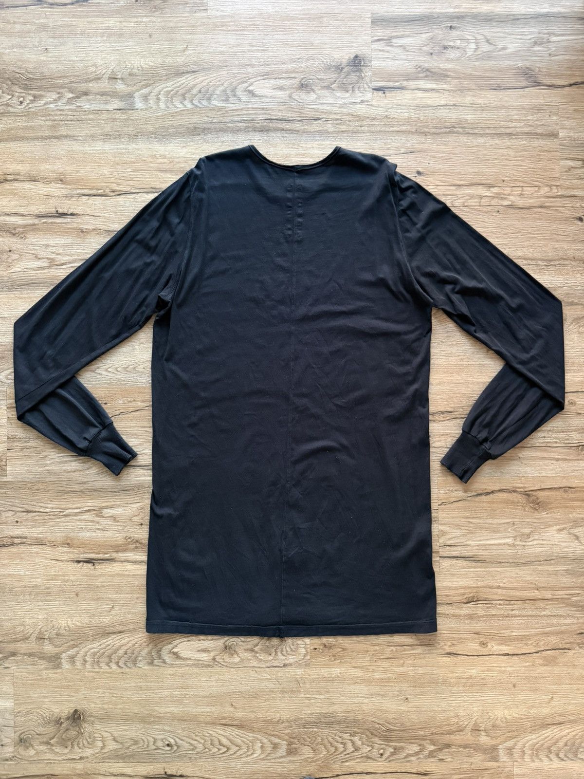 Rick Owens Rick Owens Level Long Sleeve – Black Size US XL / EU 56 / 4 - 2 Thumbnail