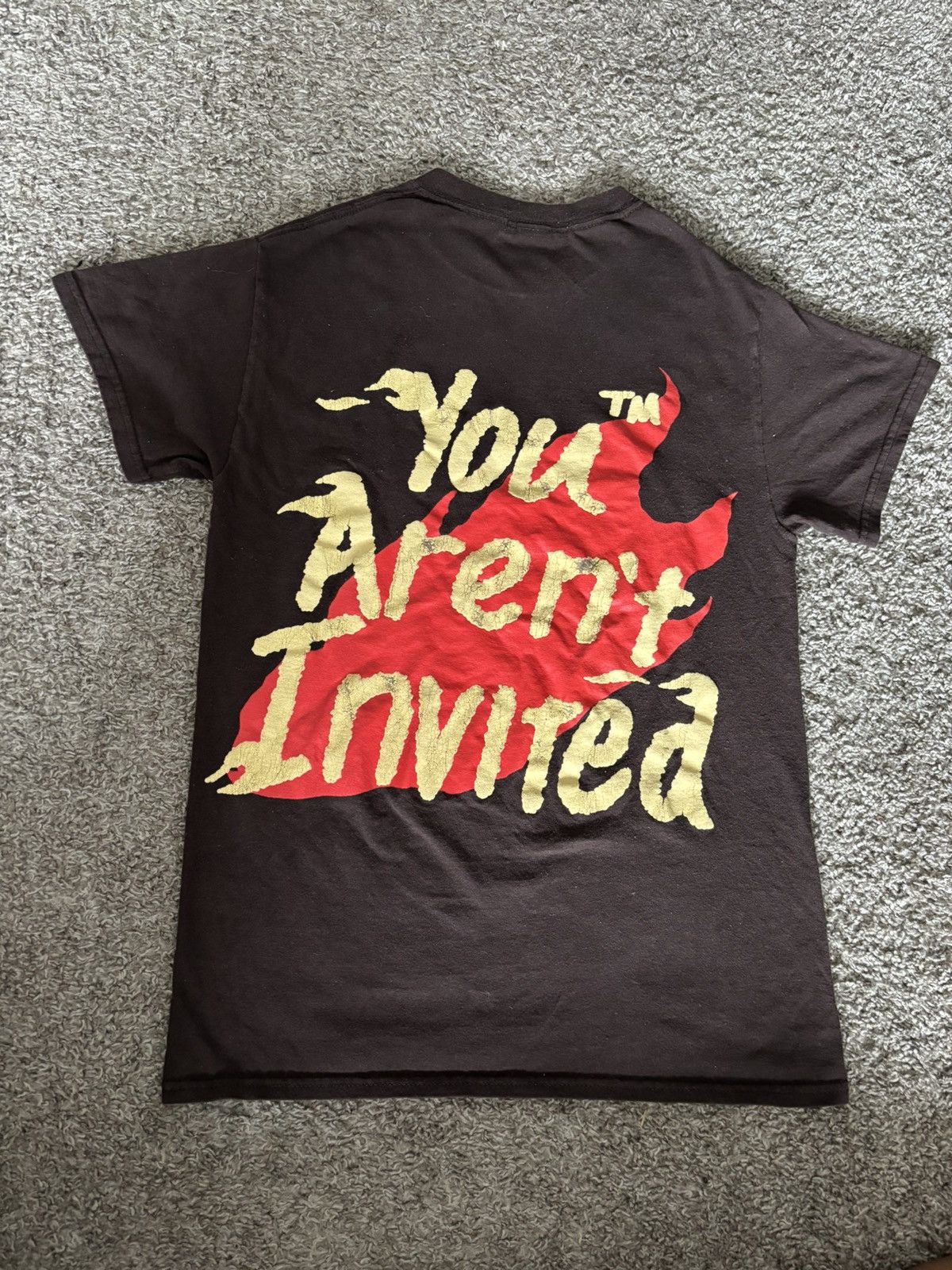 Hyde Park Goods Brown You Aren’t Invited Hyde Park T-Shirt Size US S / EU 44-46 / 1 - 2 Thumbnail