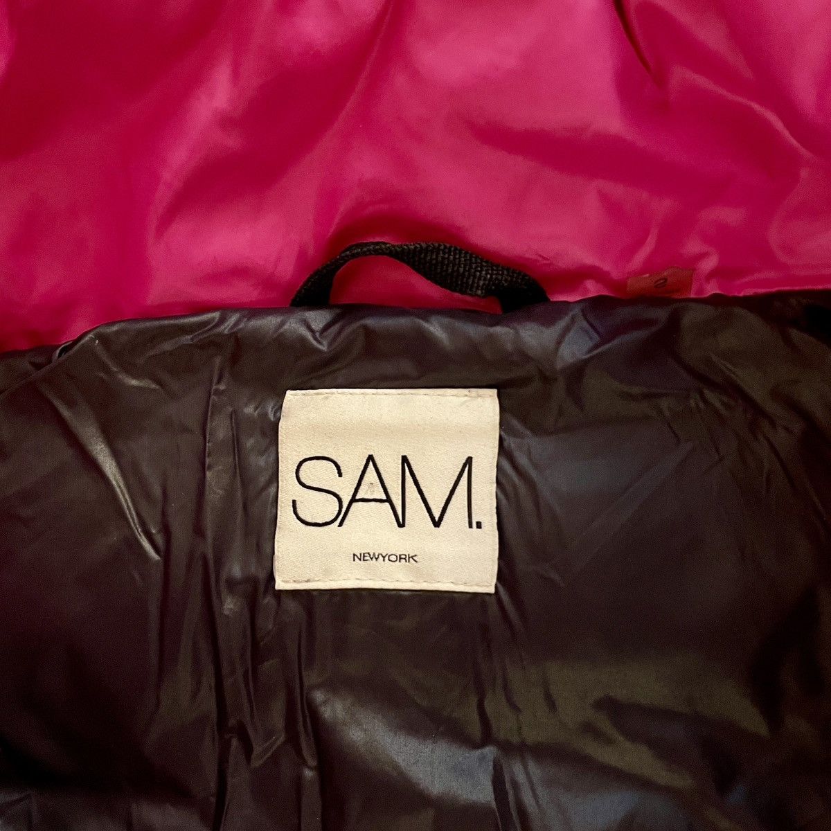 SAM. SAM Fuschia Nylon Down Jacket Size S / US 4 / IT 40 - 6 Thumbnail