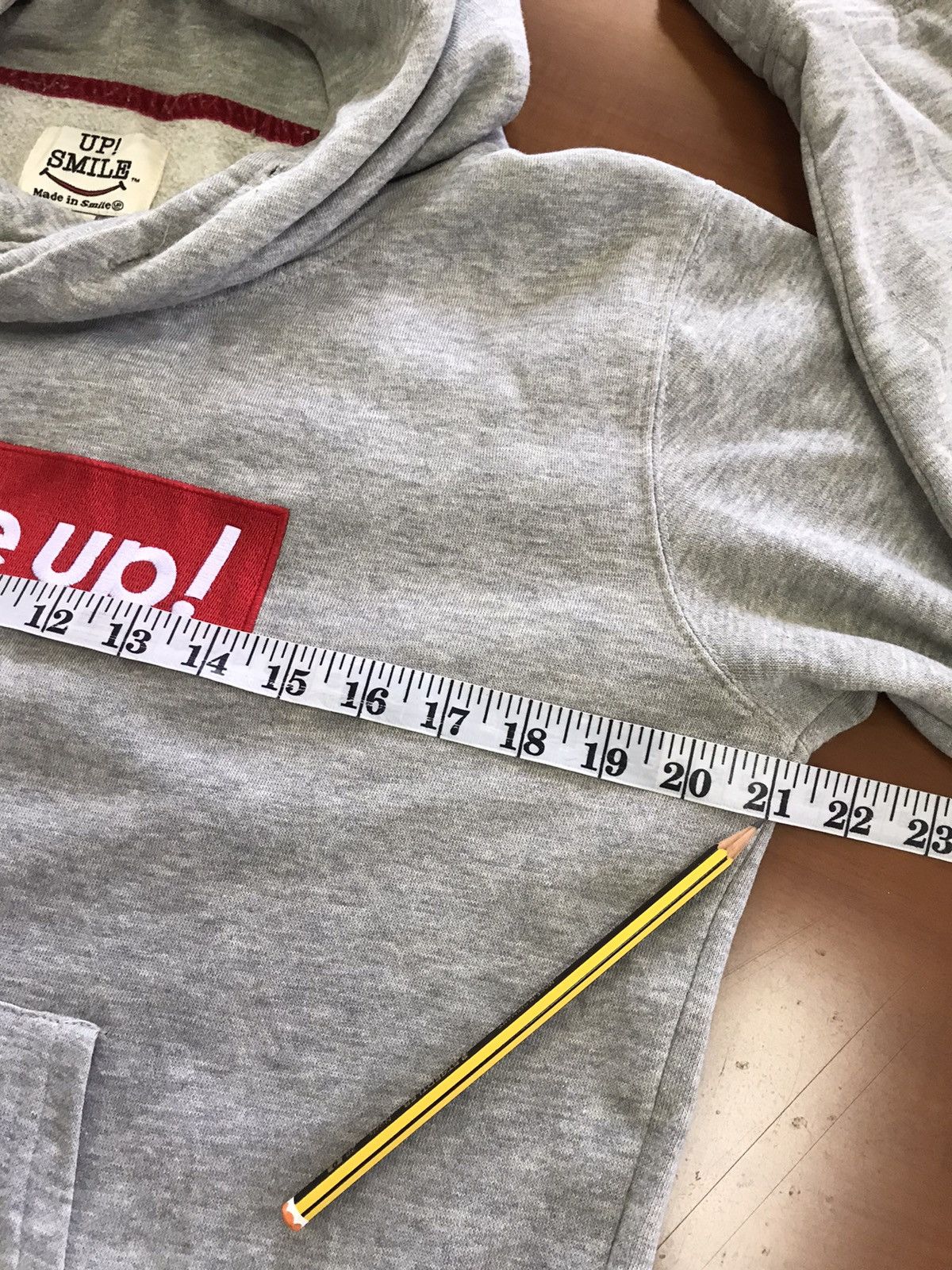 Japanese Brand Up! Smiley Vintage pullover Hoodie Size US M / EU 48-50 / 2 - 18 Thumbnail
