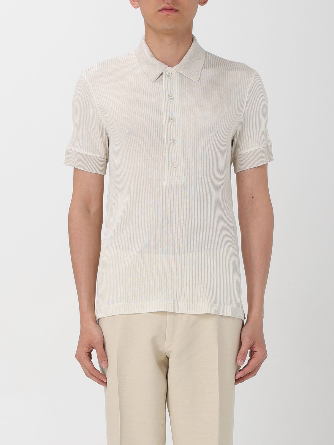 image of Tom Ford Polo Shirt Men White (Size XL)